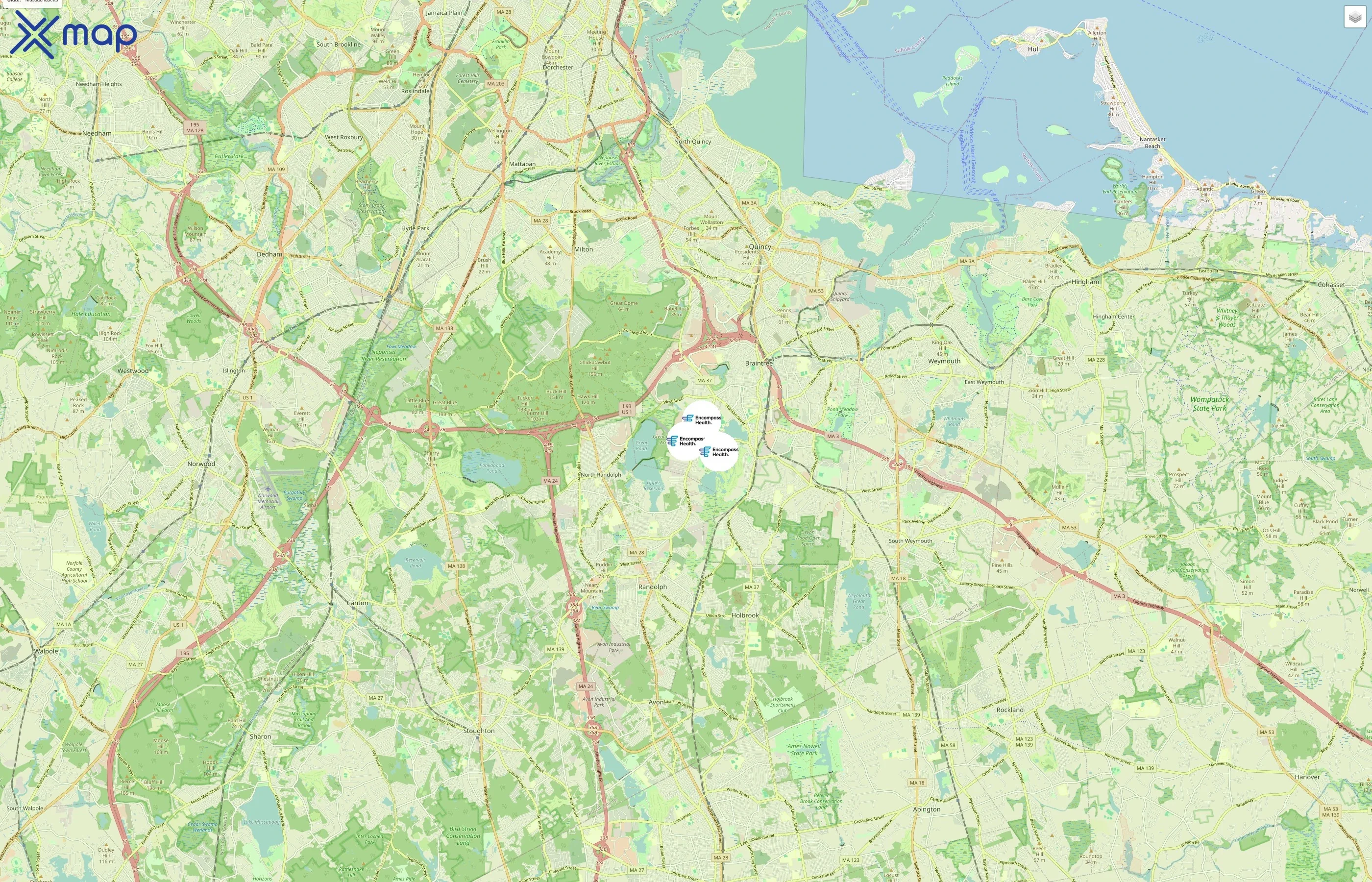 Encompass Health traffic data