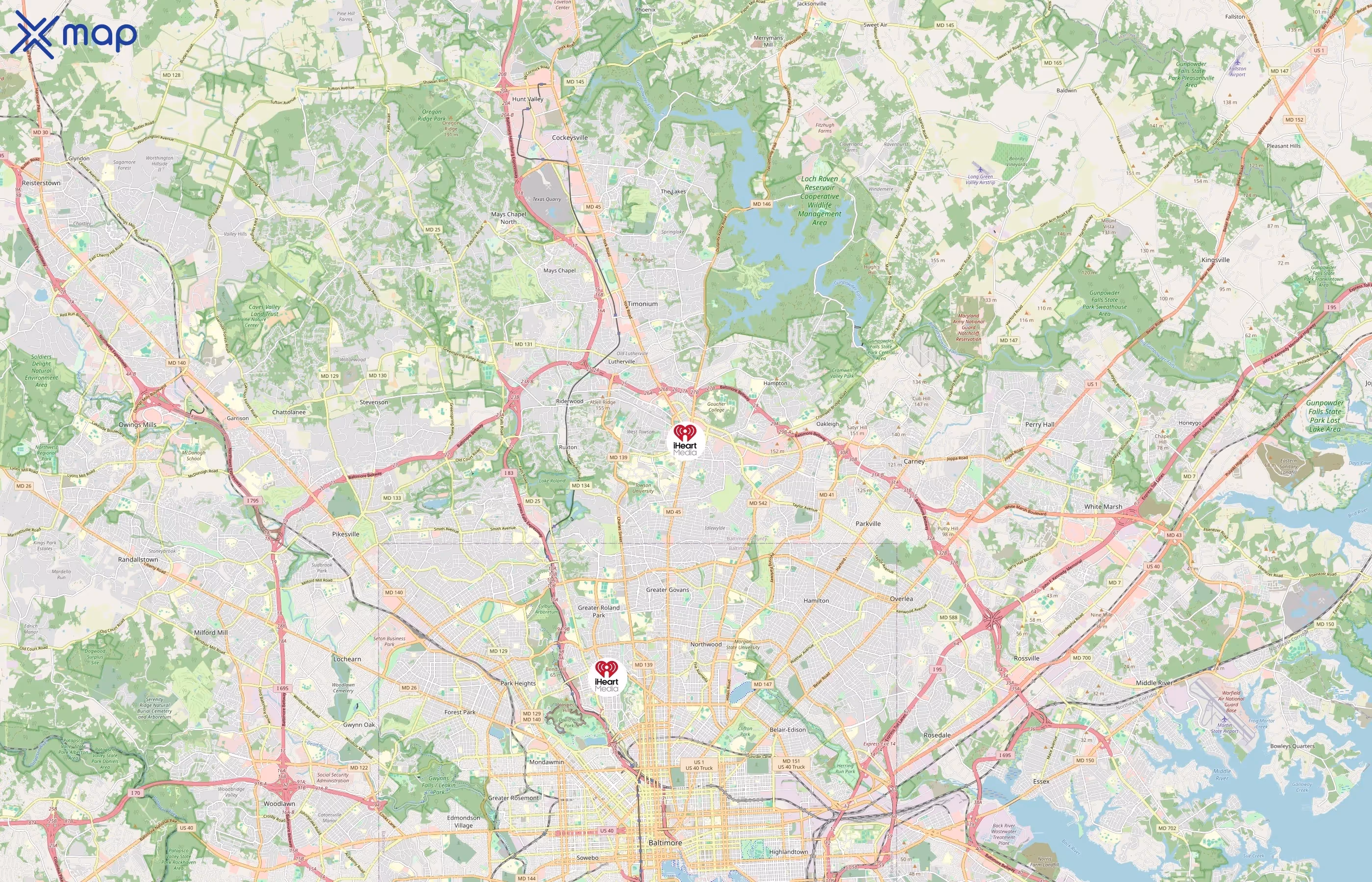 iHeartMedia area coverage