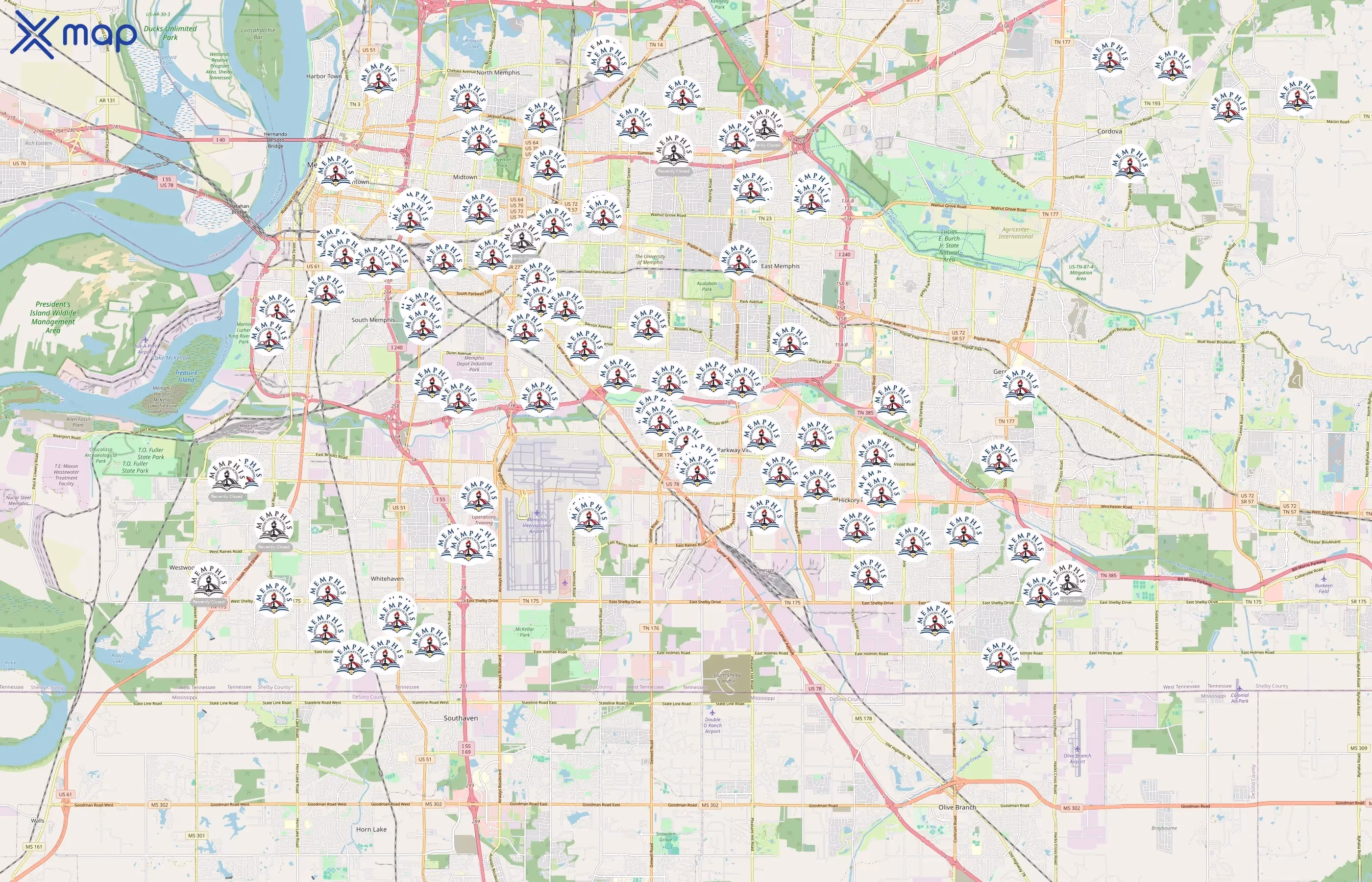 Shelby County Schools area coverage