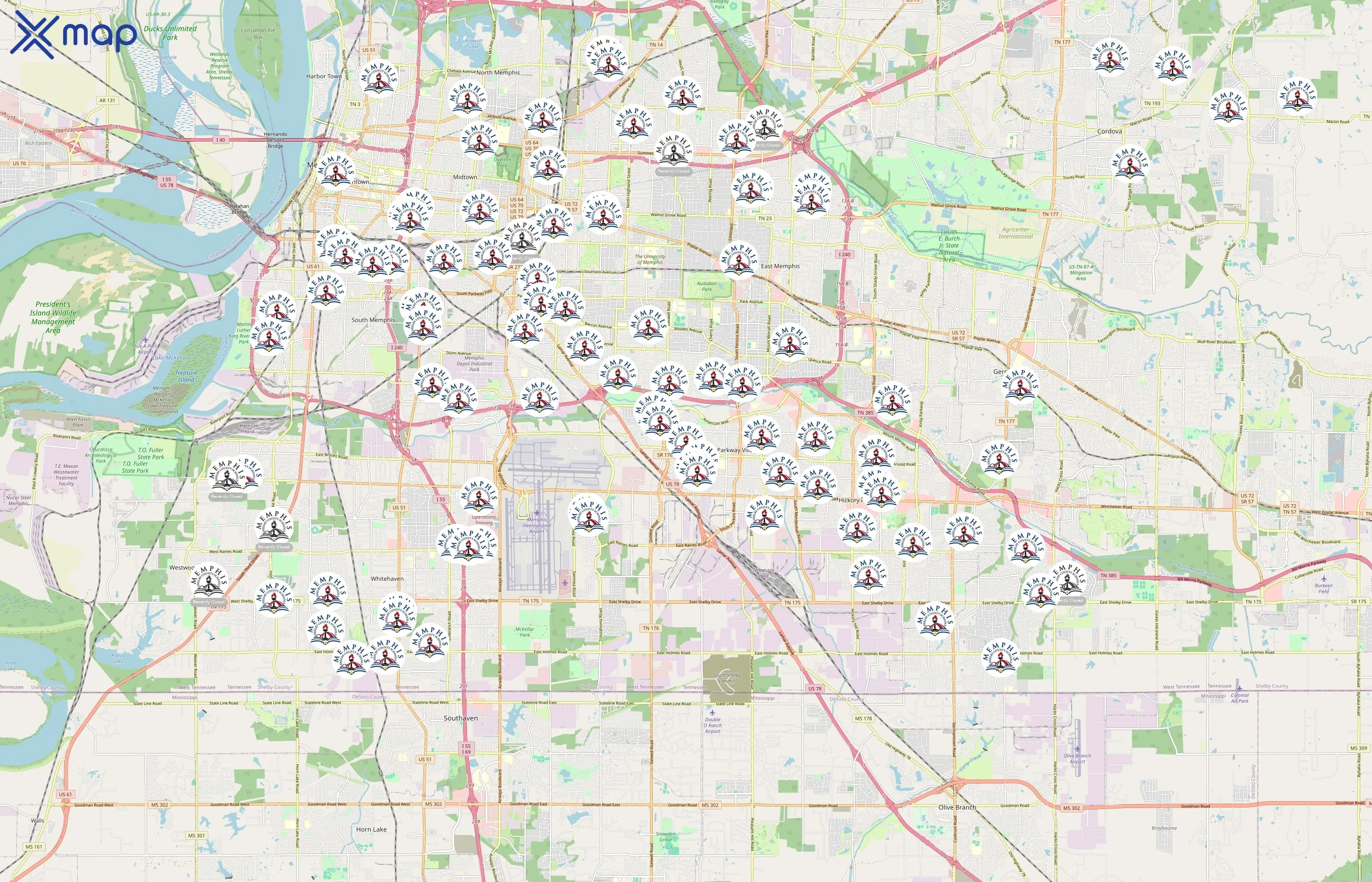 Shelby County Schools area coverage