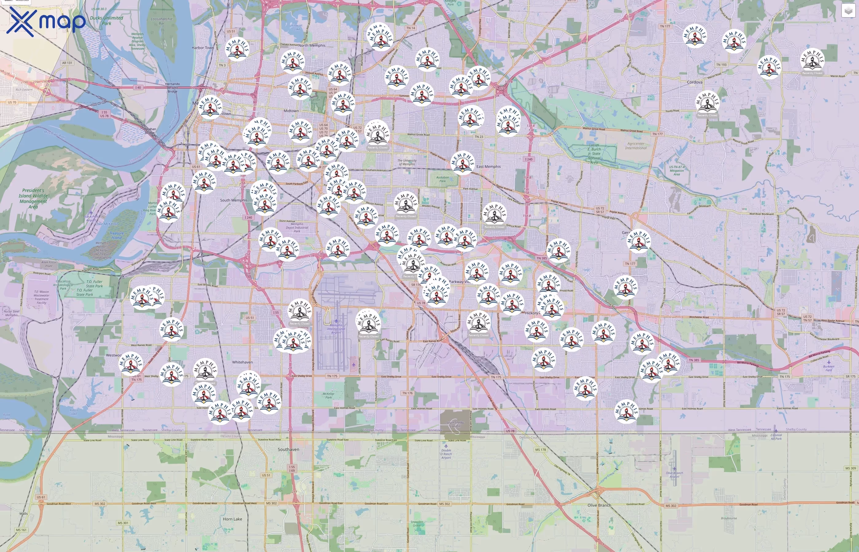 Shelby County Schools traffic data