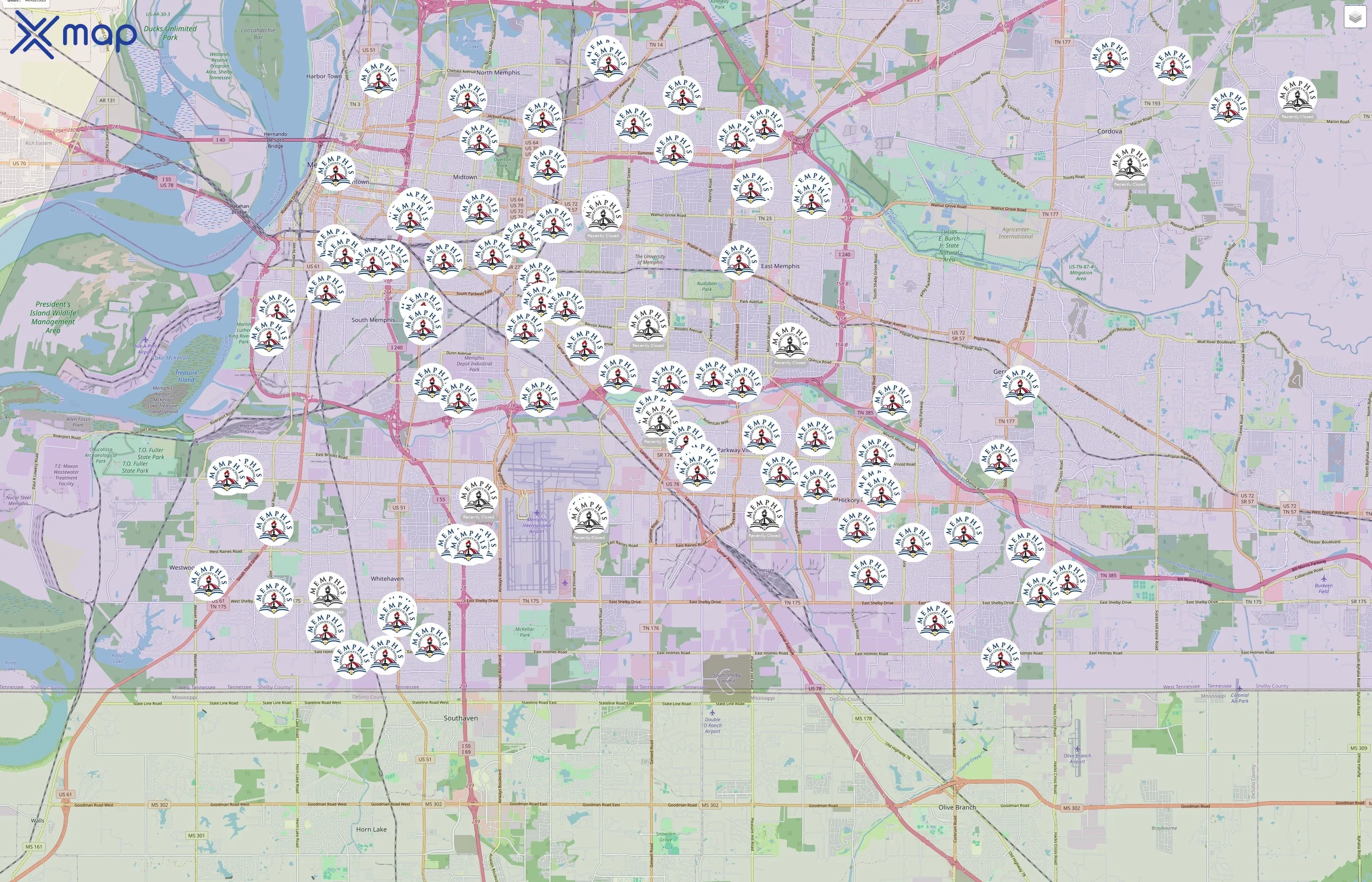Shelby County Schools traffic data