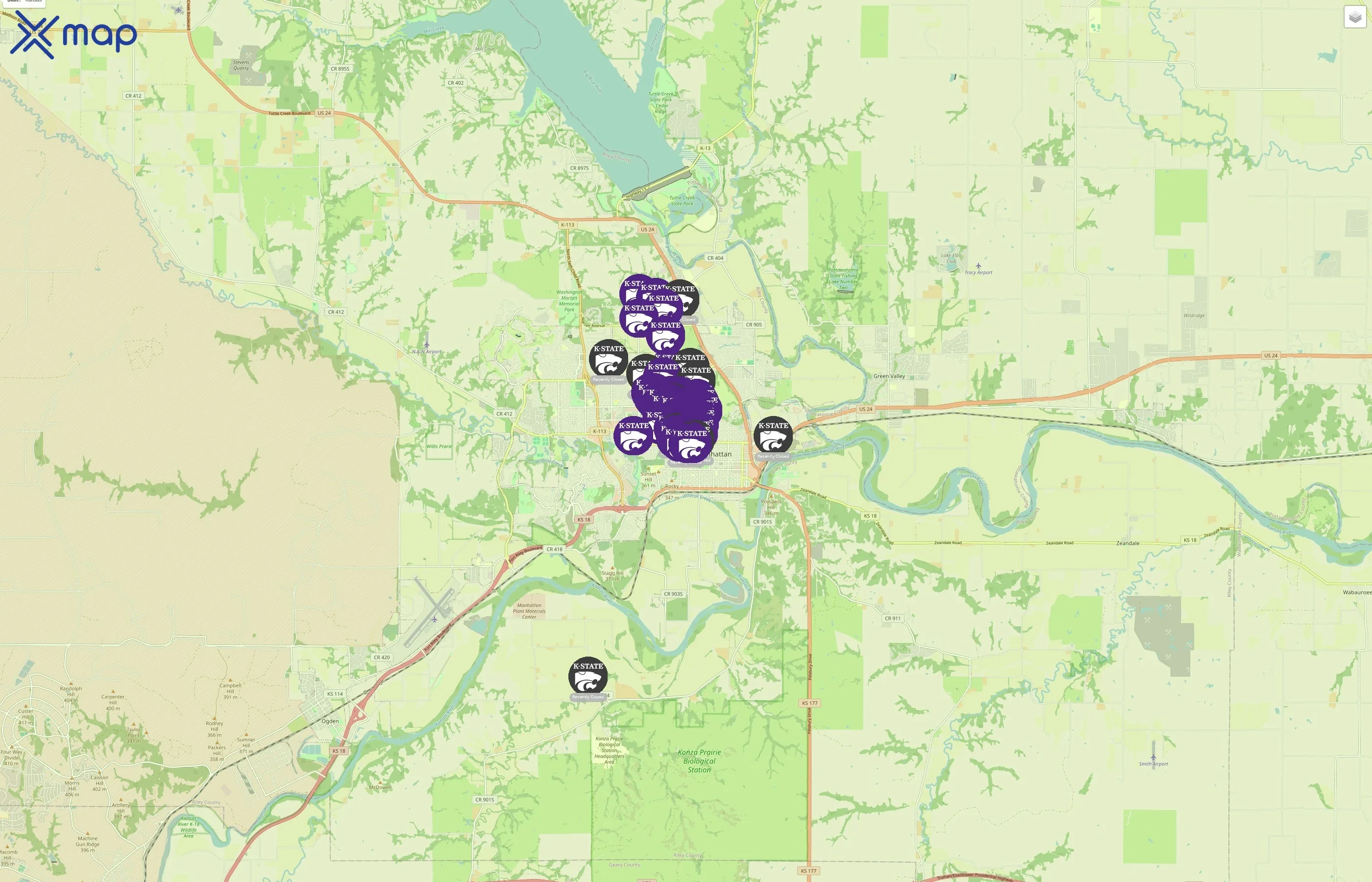 Kansas State University traffic data