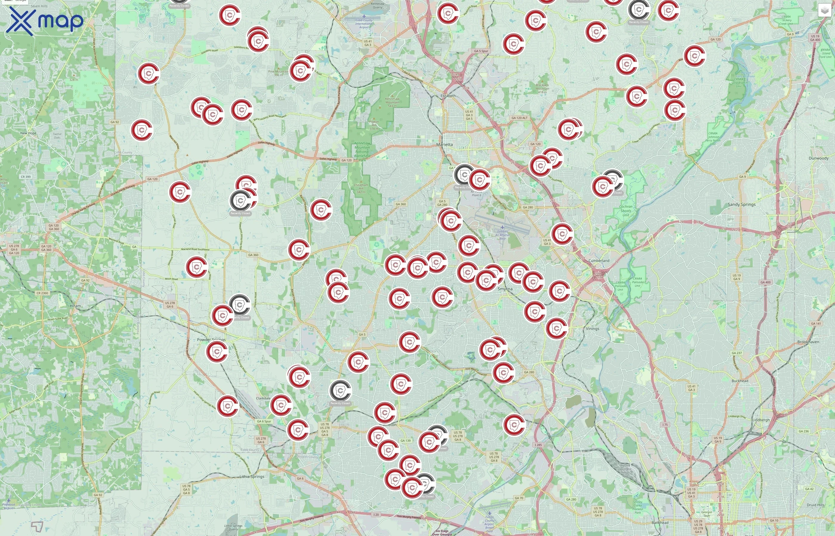 Cobb County School District traffic data