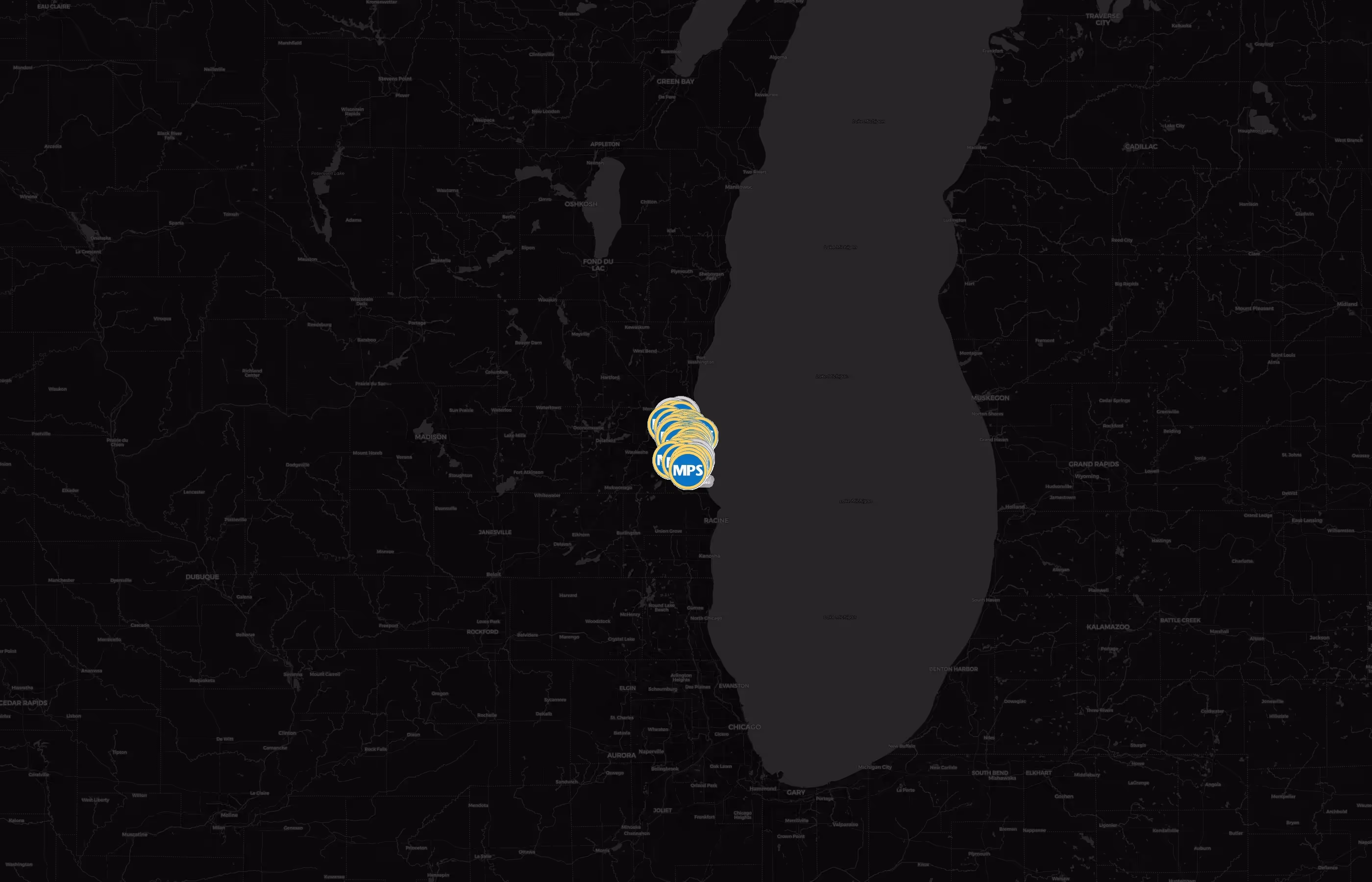 Milwaukee Public Schools city distribution