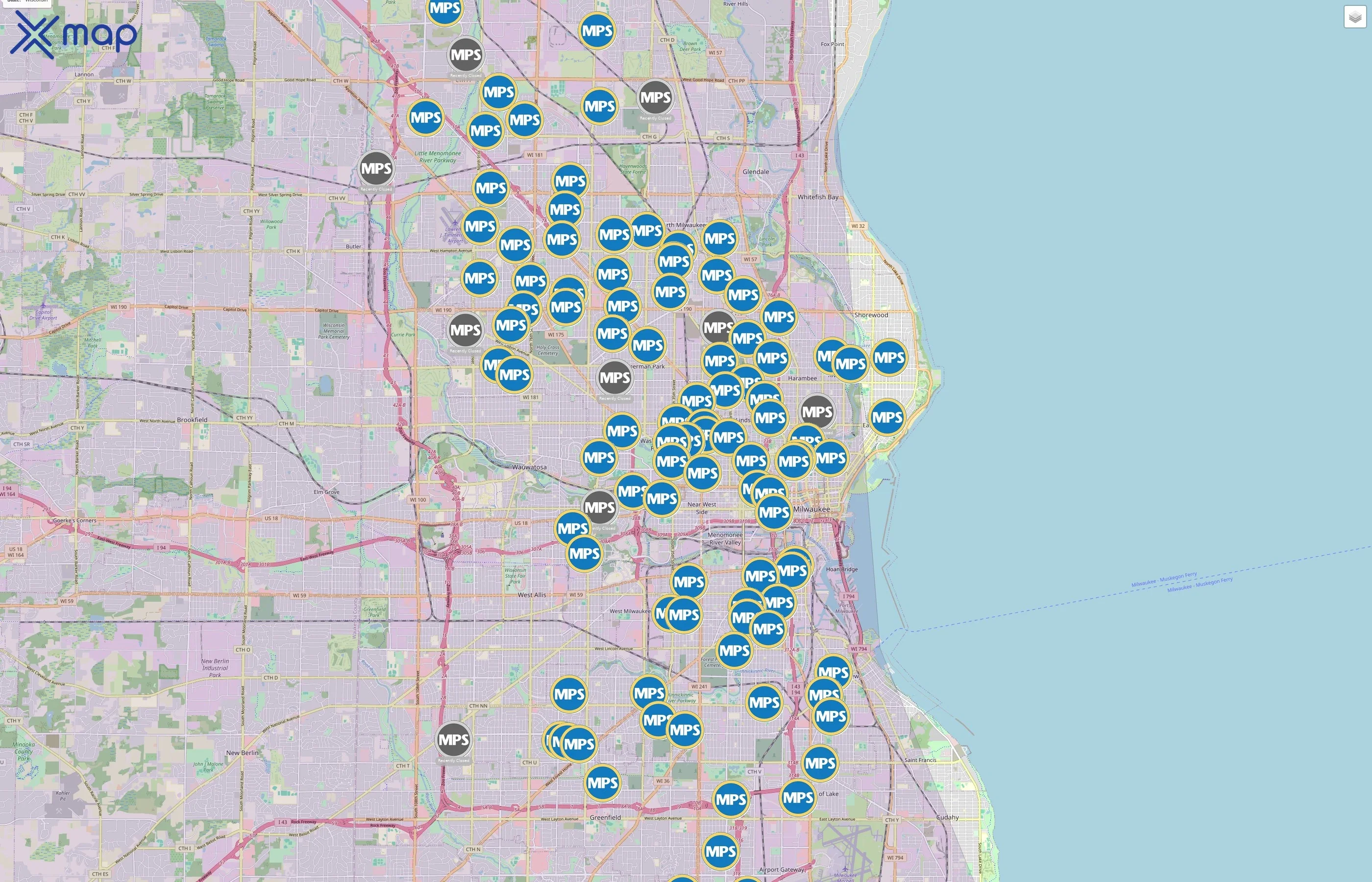 Milwaukee Public Schools traffic data