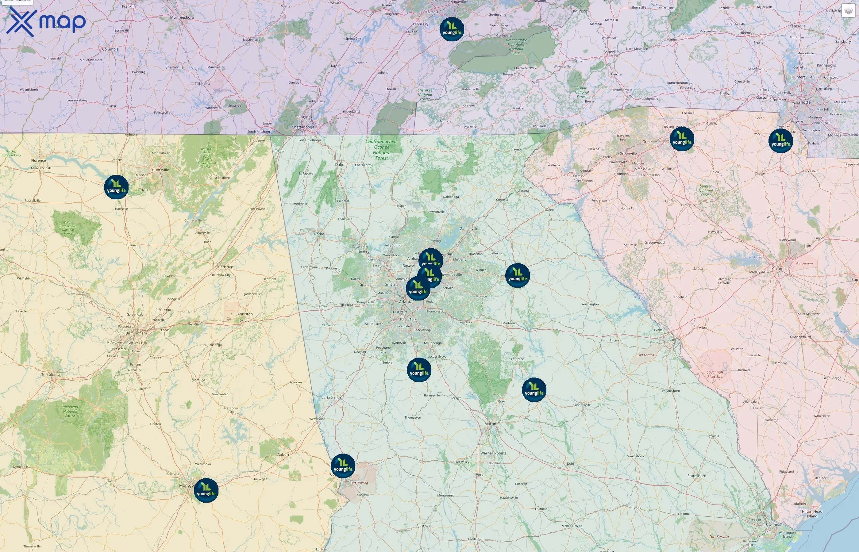 Young Life street hotspots