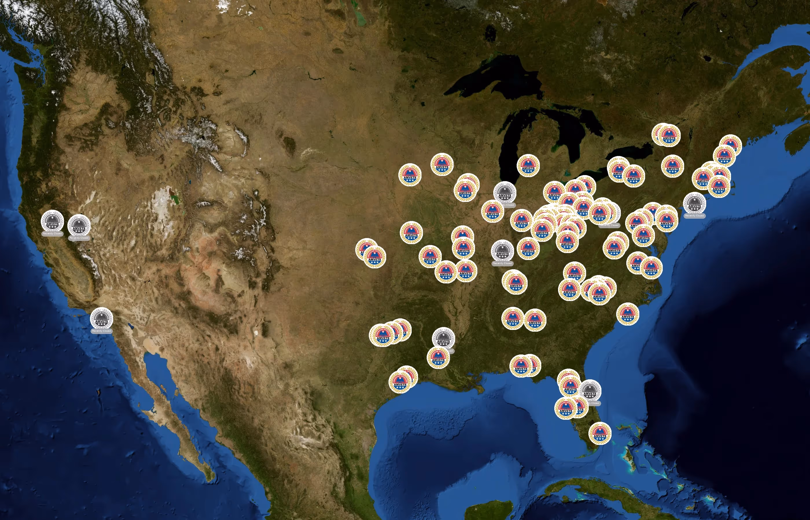 AMVETS state distribution
