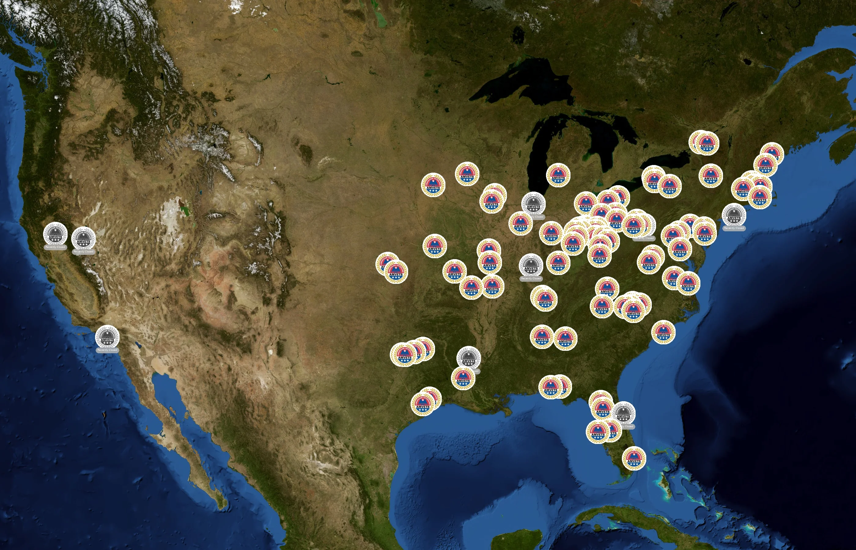 AMVETS state distribution