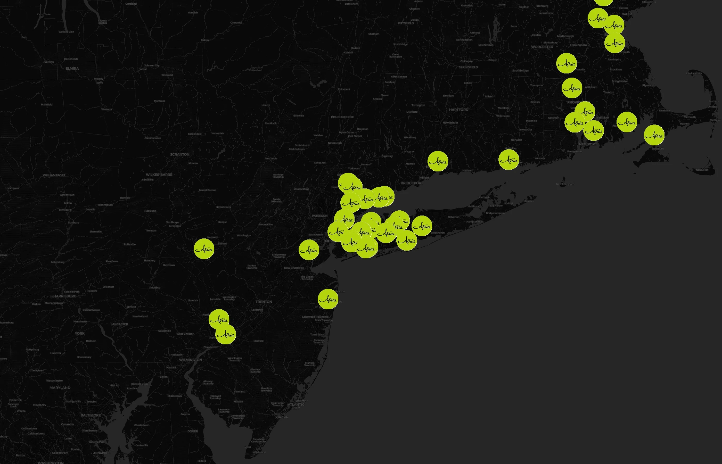 Atria Senior Living city distribution