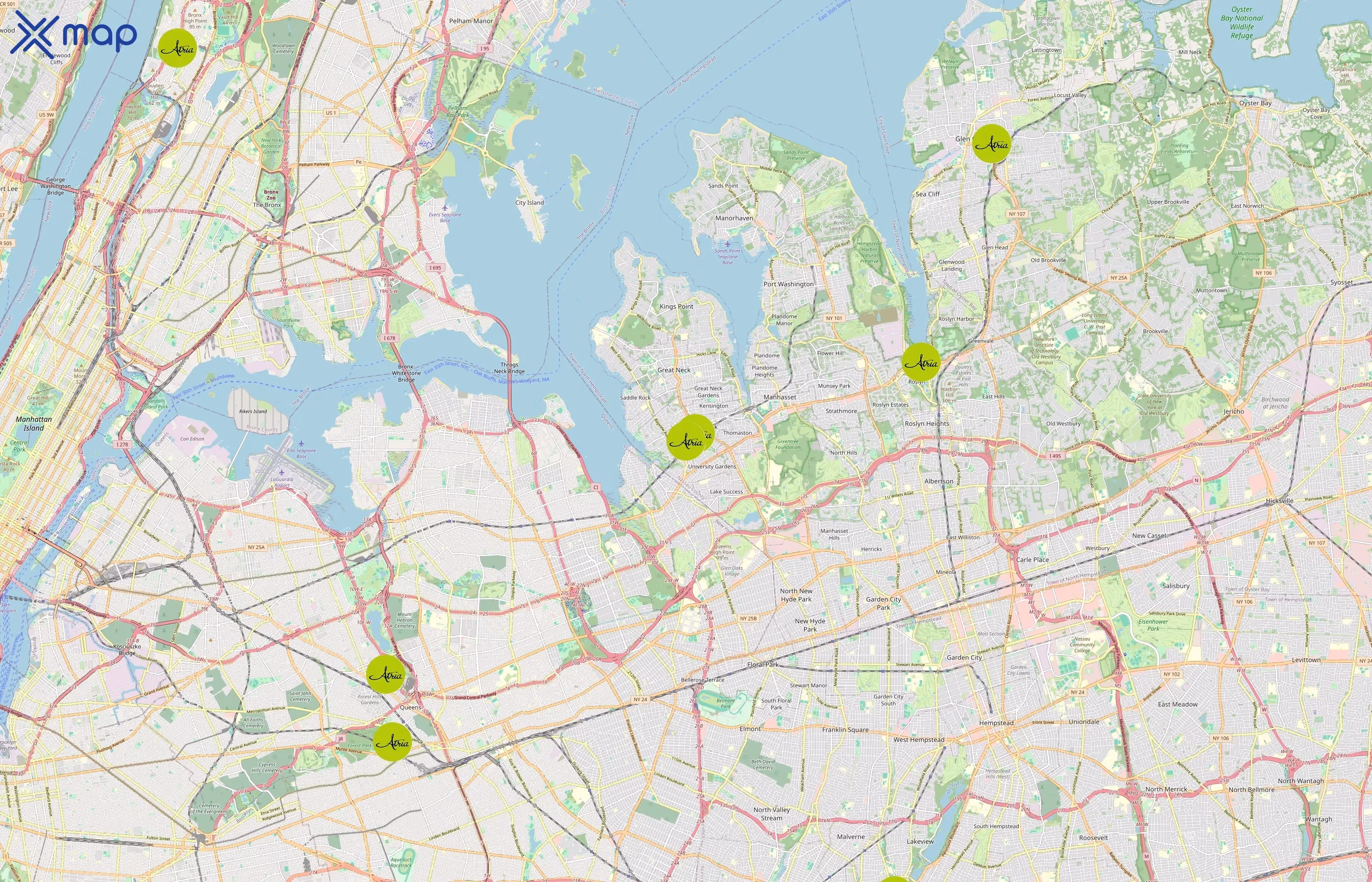 Atria Senior Living area coverage