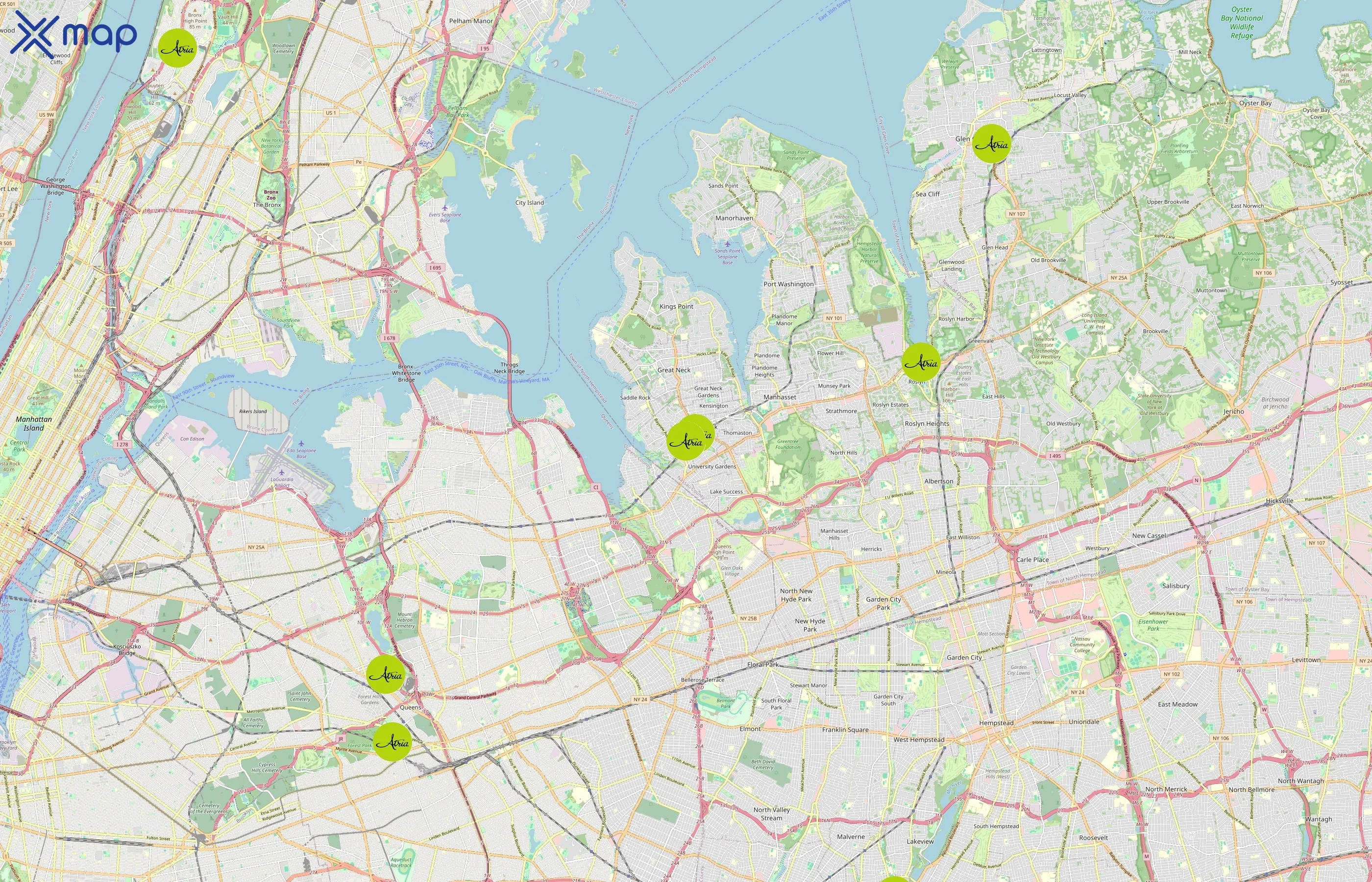 Atria Senior Living area coverage