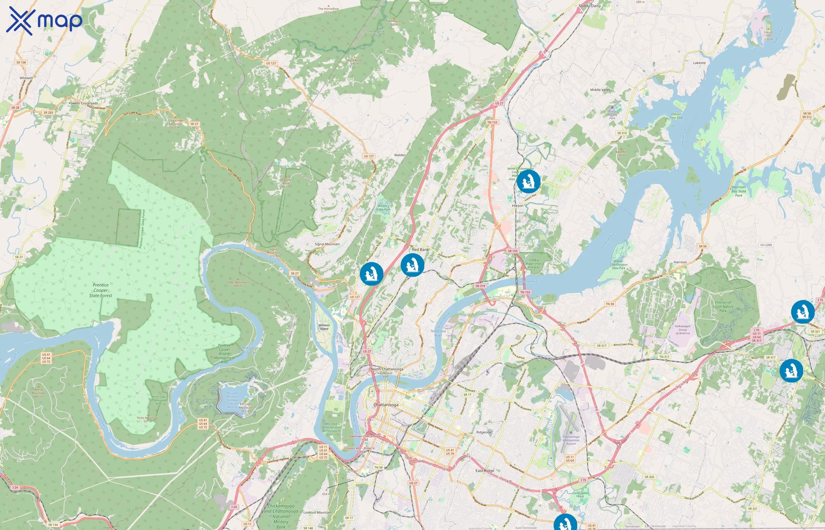 Life Care Centers of America area coverage