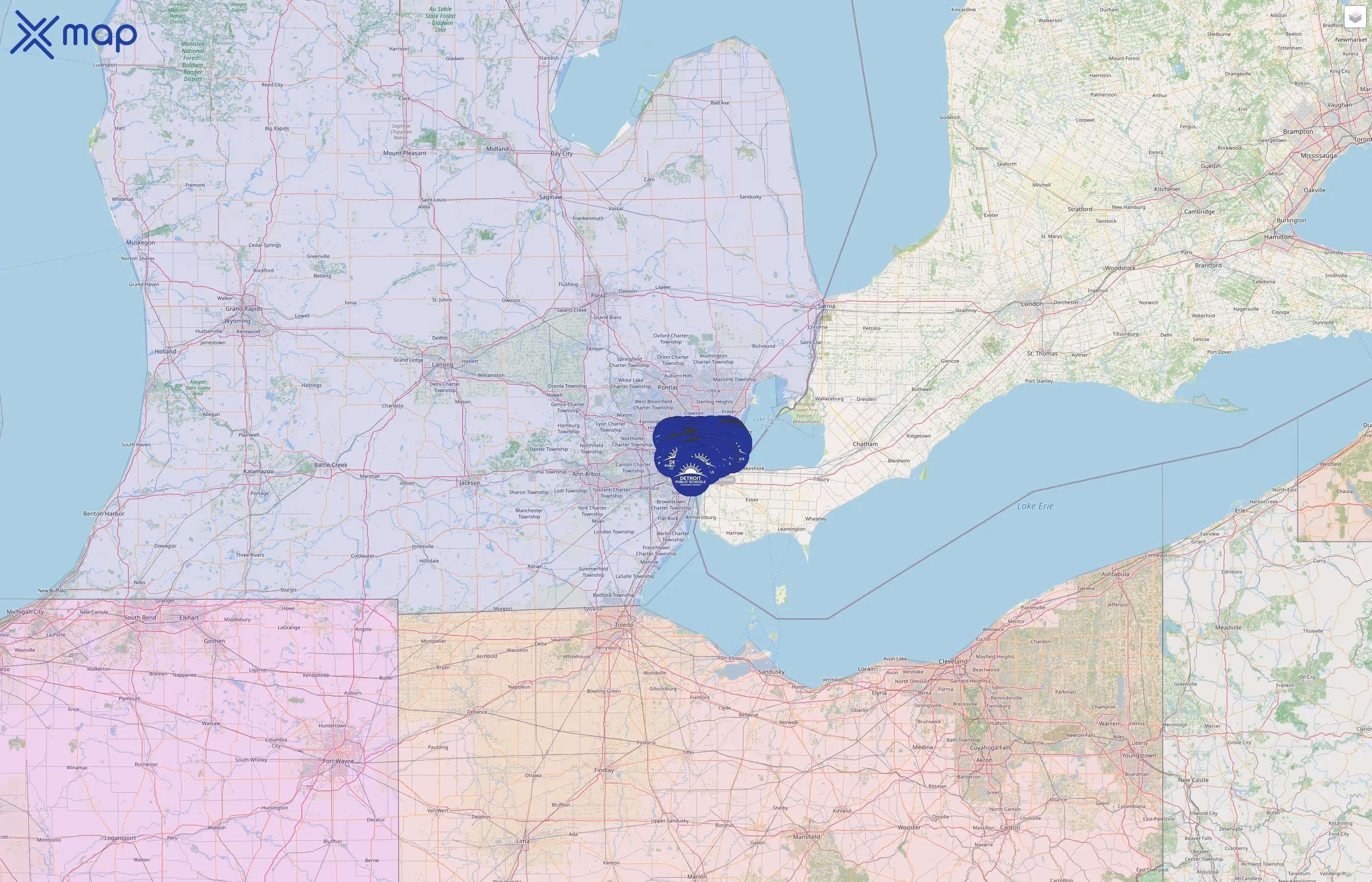 Detroit Public Schools Community District street hotspots