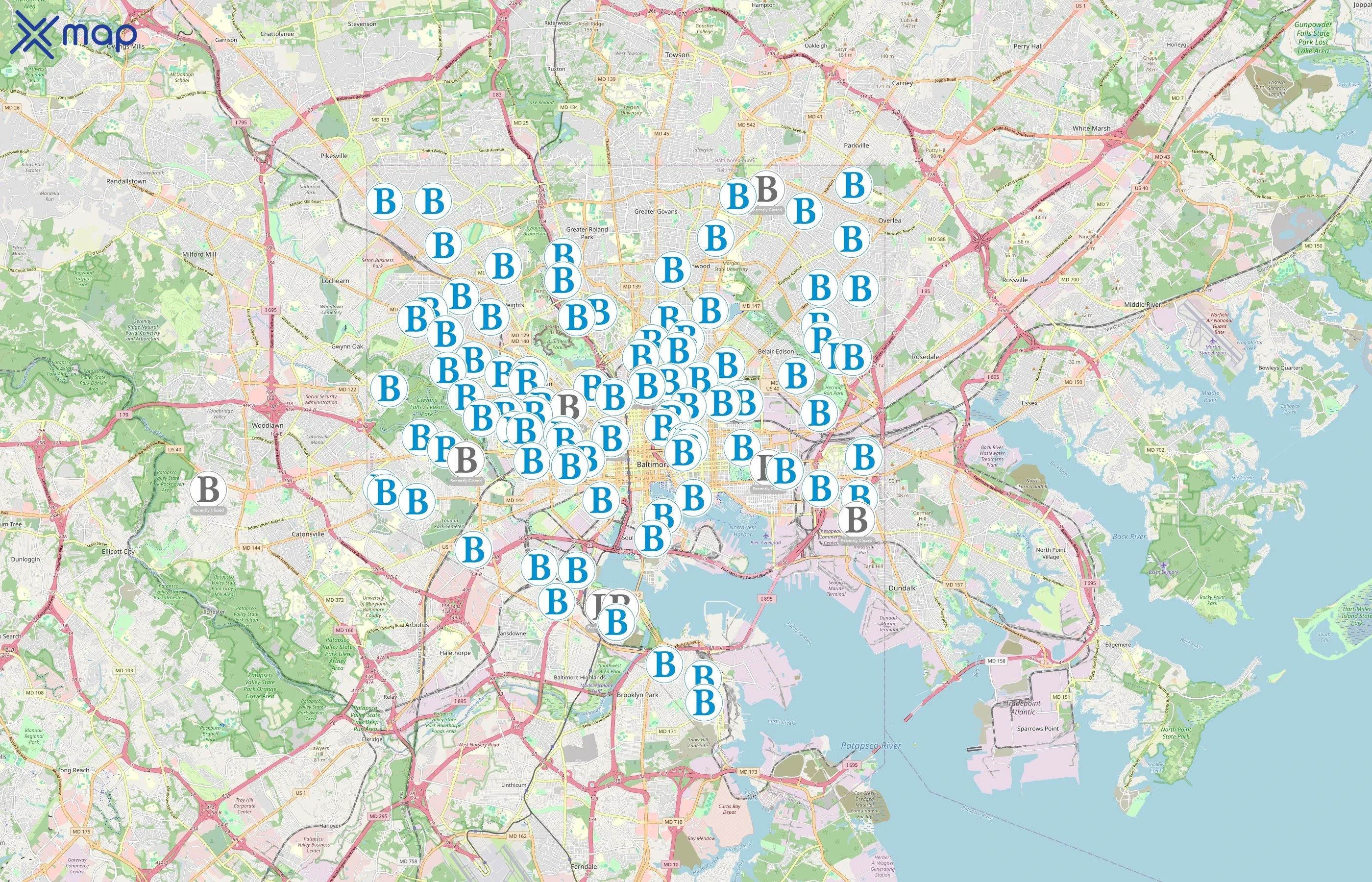 Baltimore City Public Schools area coverage
