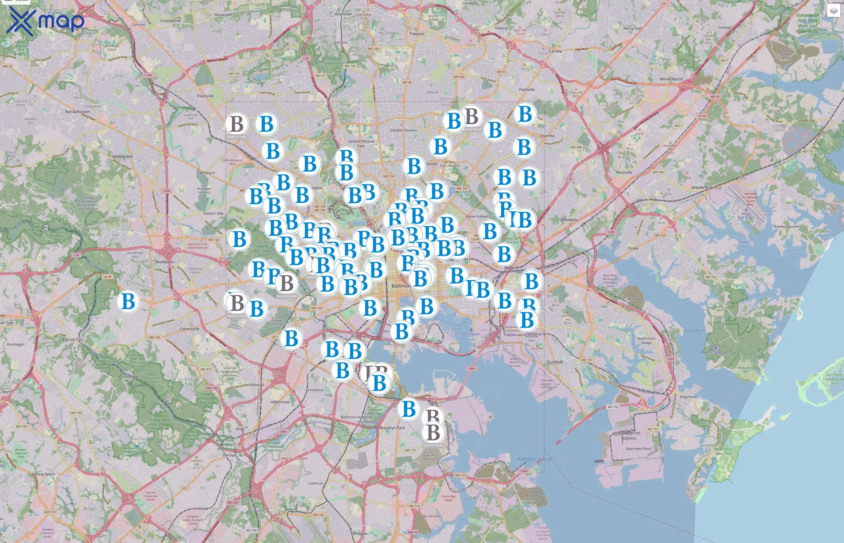 Baltimore City Public Schools traffic data