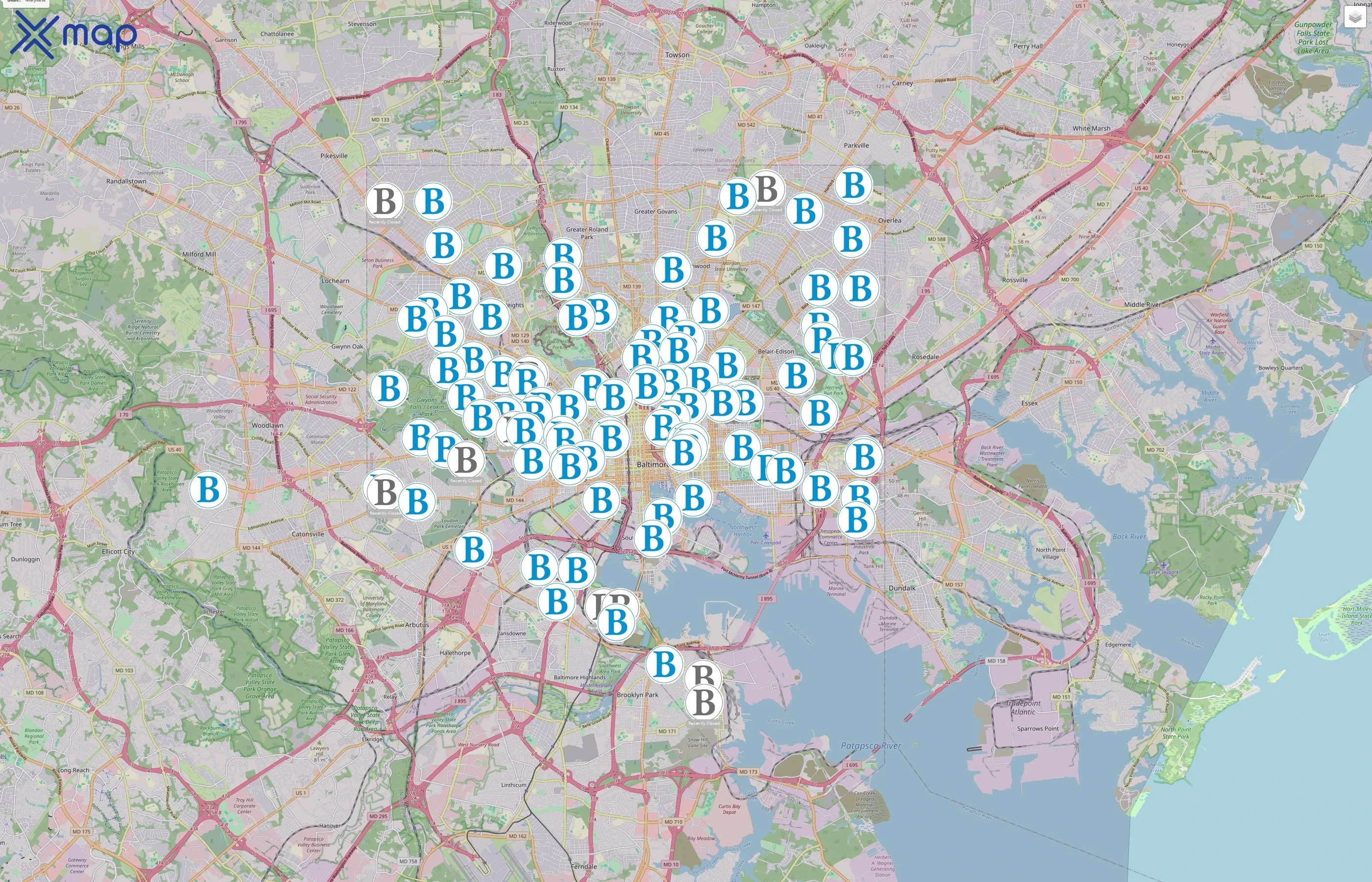 Baltimore City Public Schools traffic data