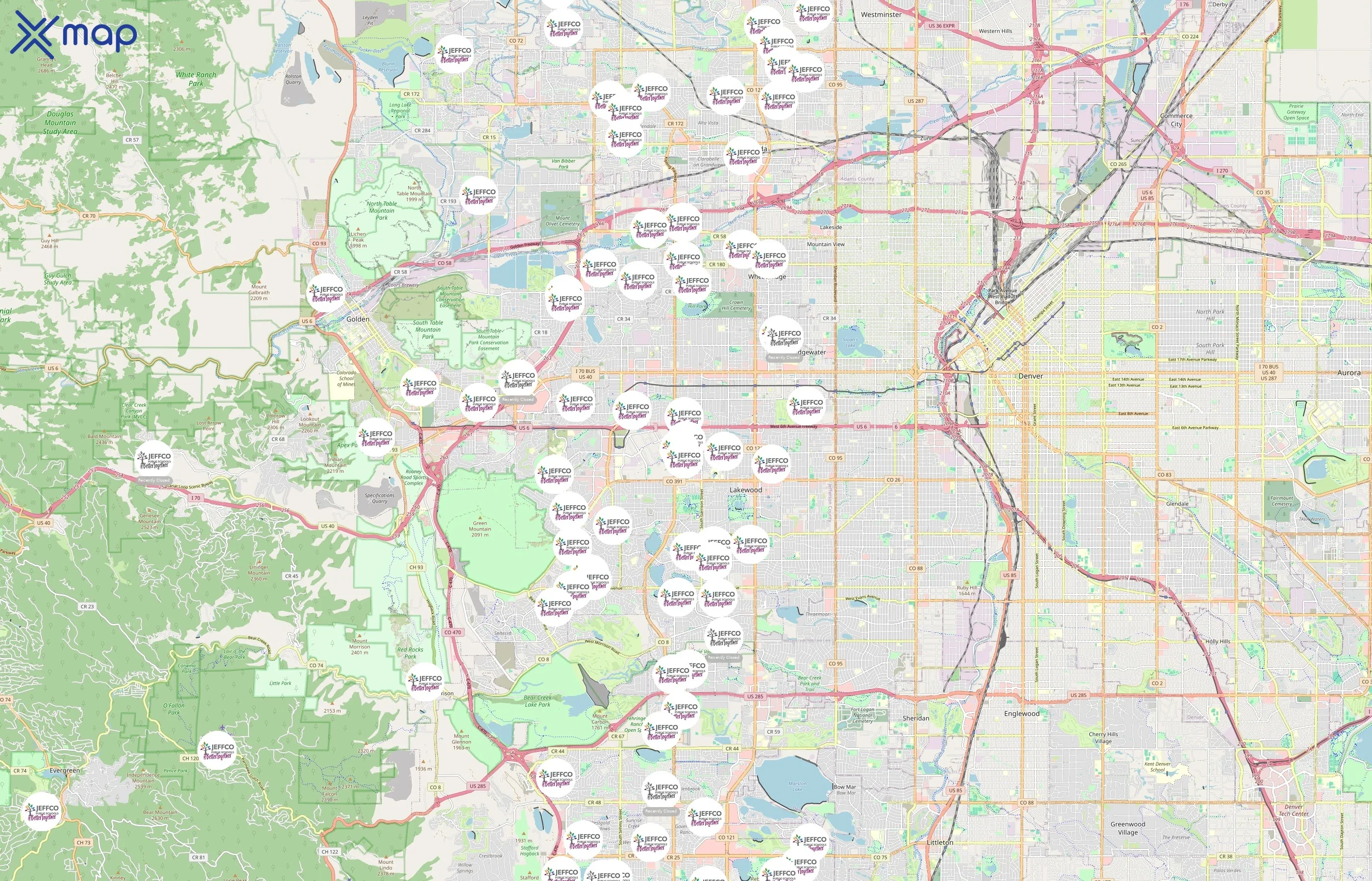 Jeffco Public Schools area coverage