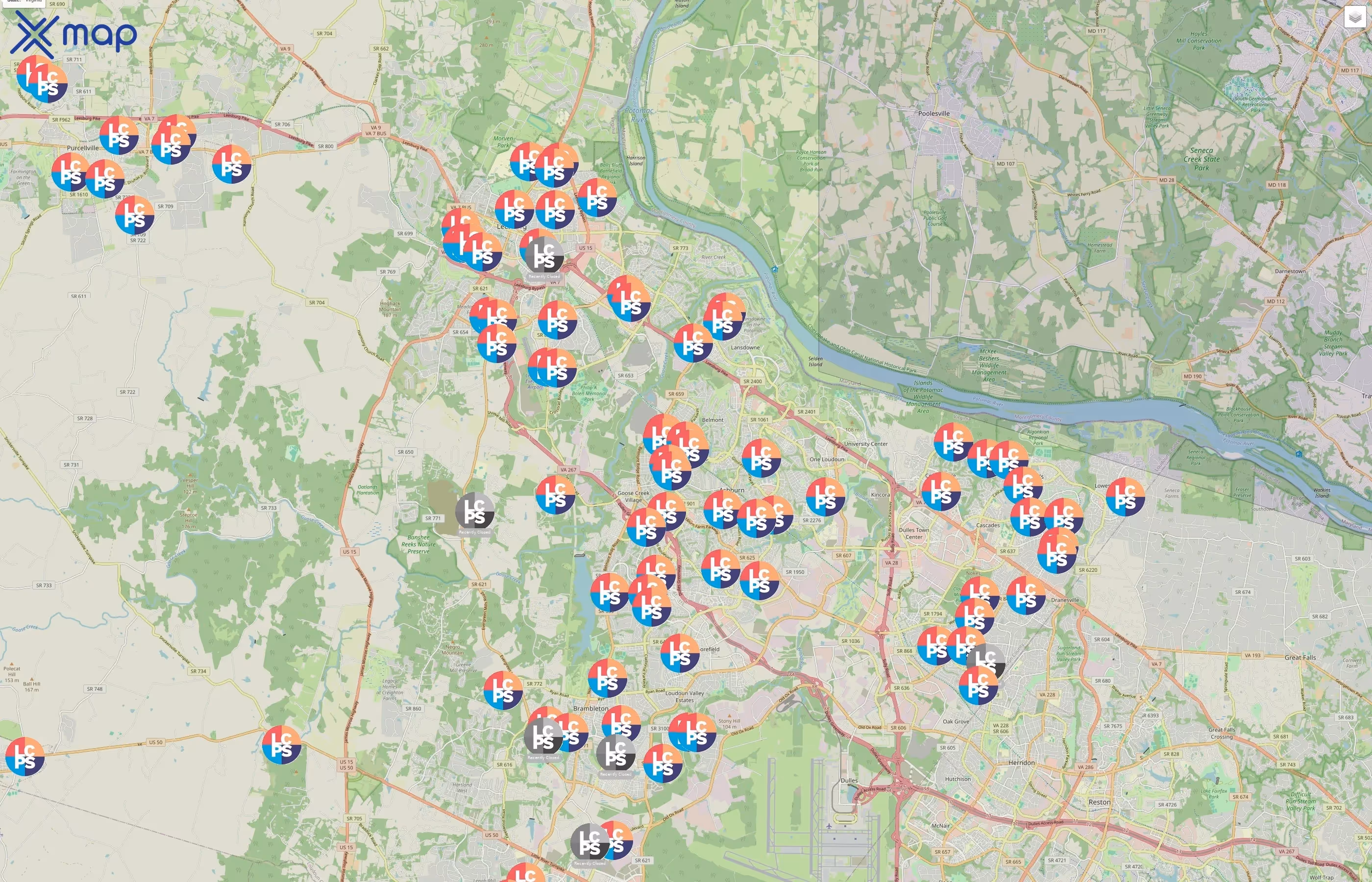 Loudoun County Public Schools traffic data