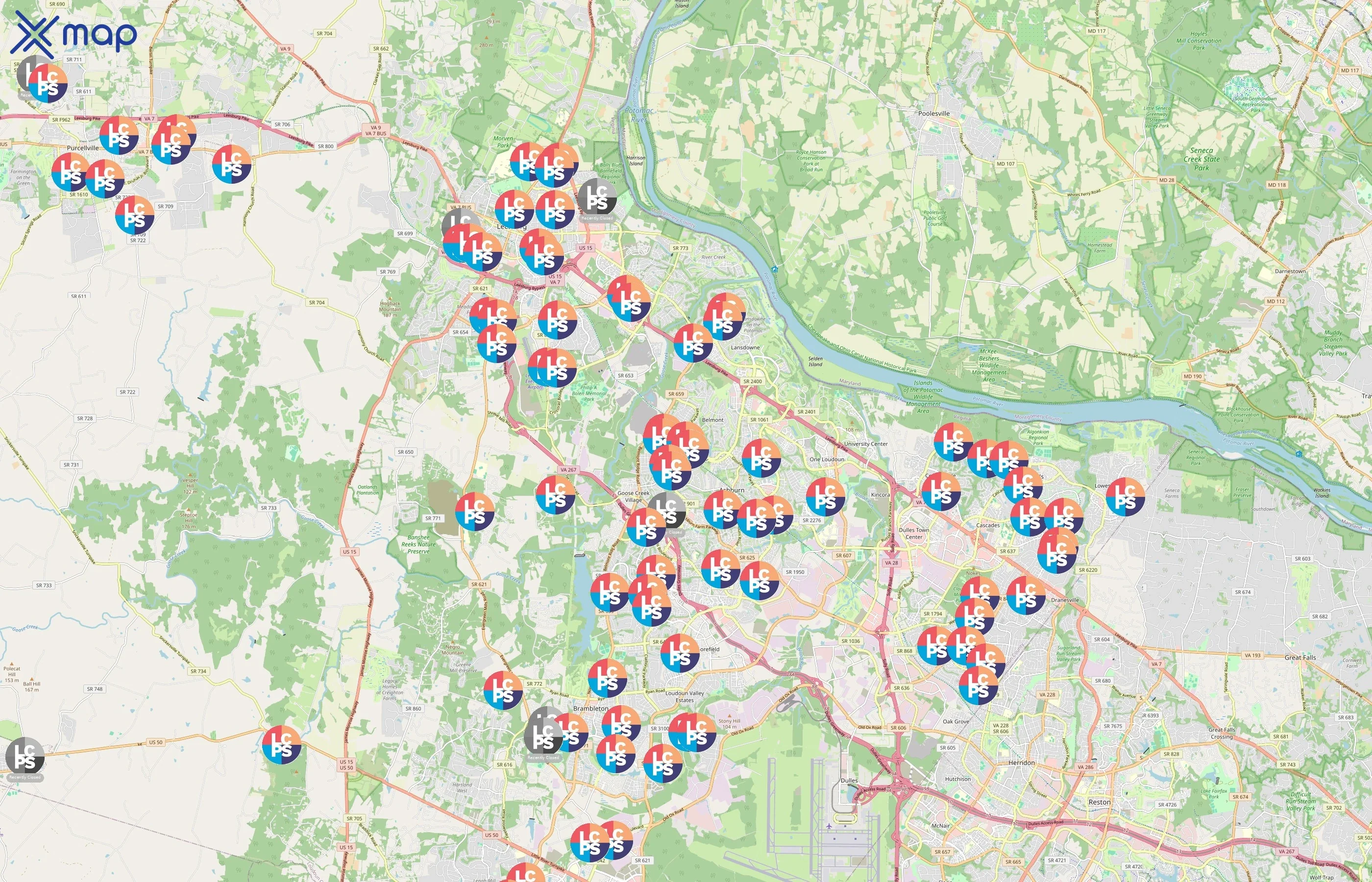 Loudoun County Public Schools area coverage