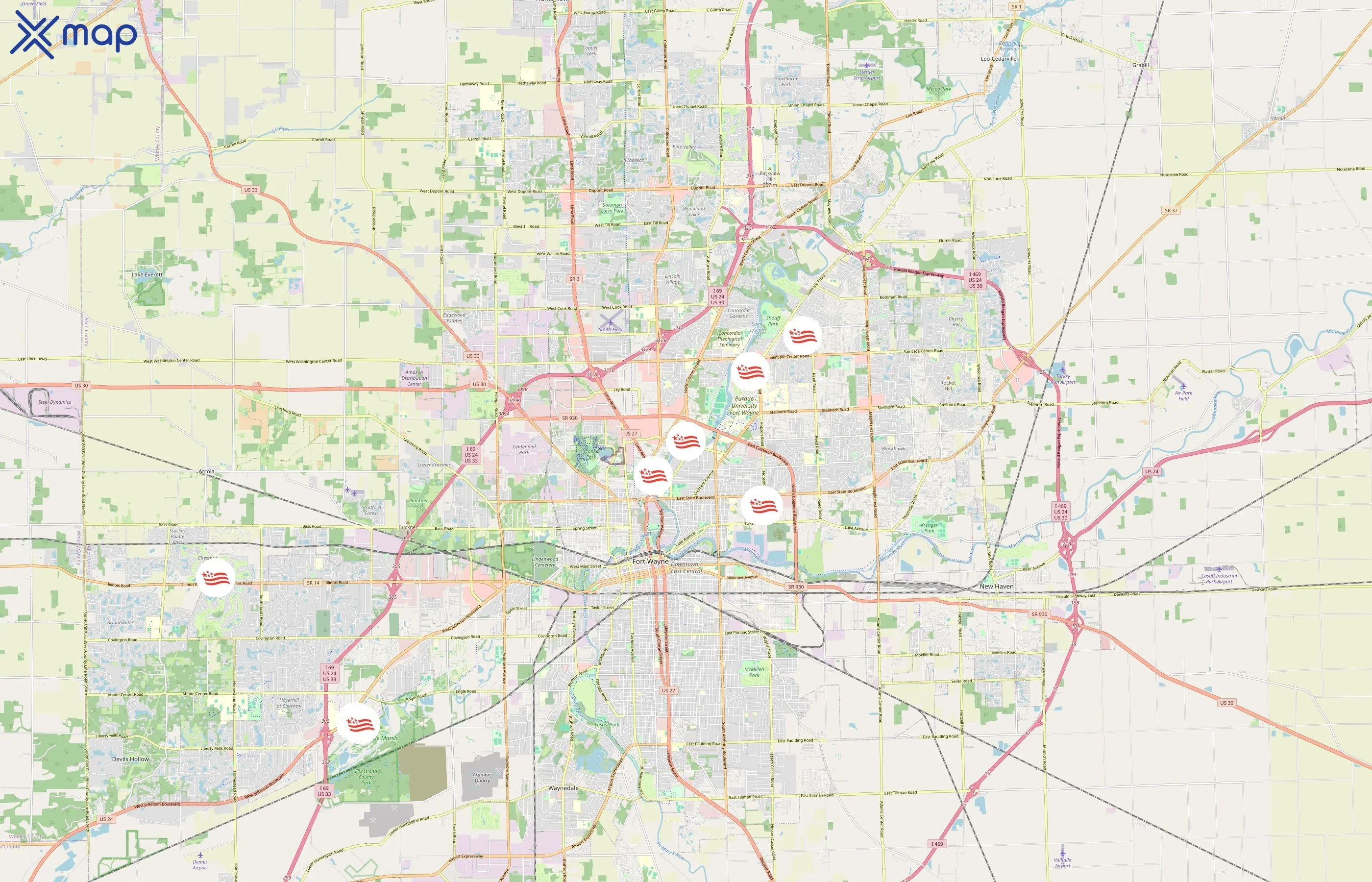 American Senior Communities area coverage