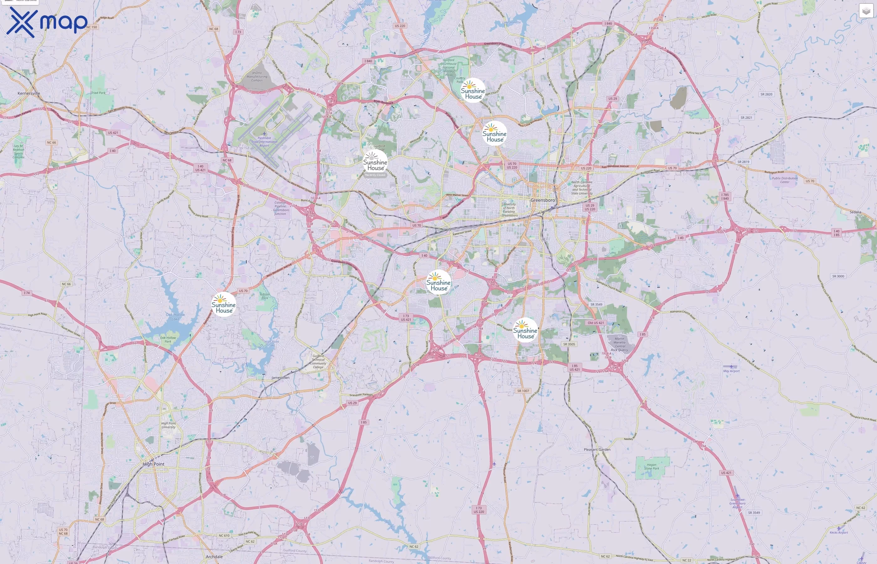 Sunshine House traffic data