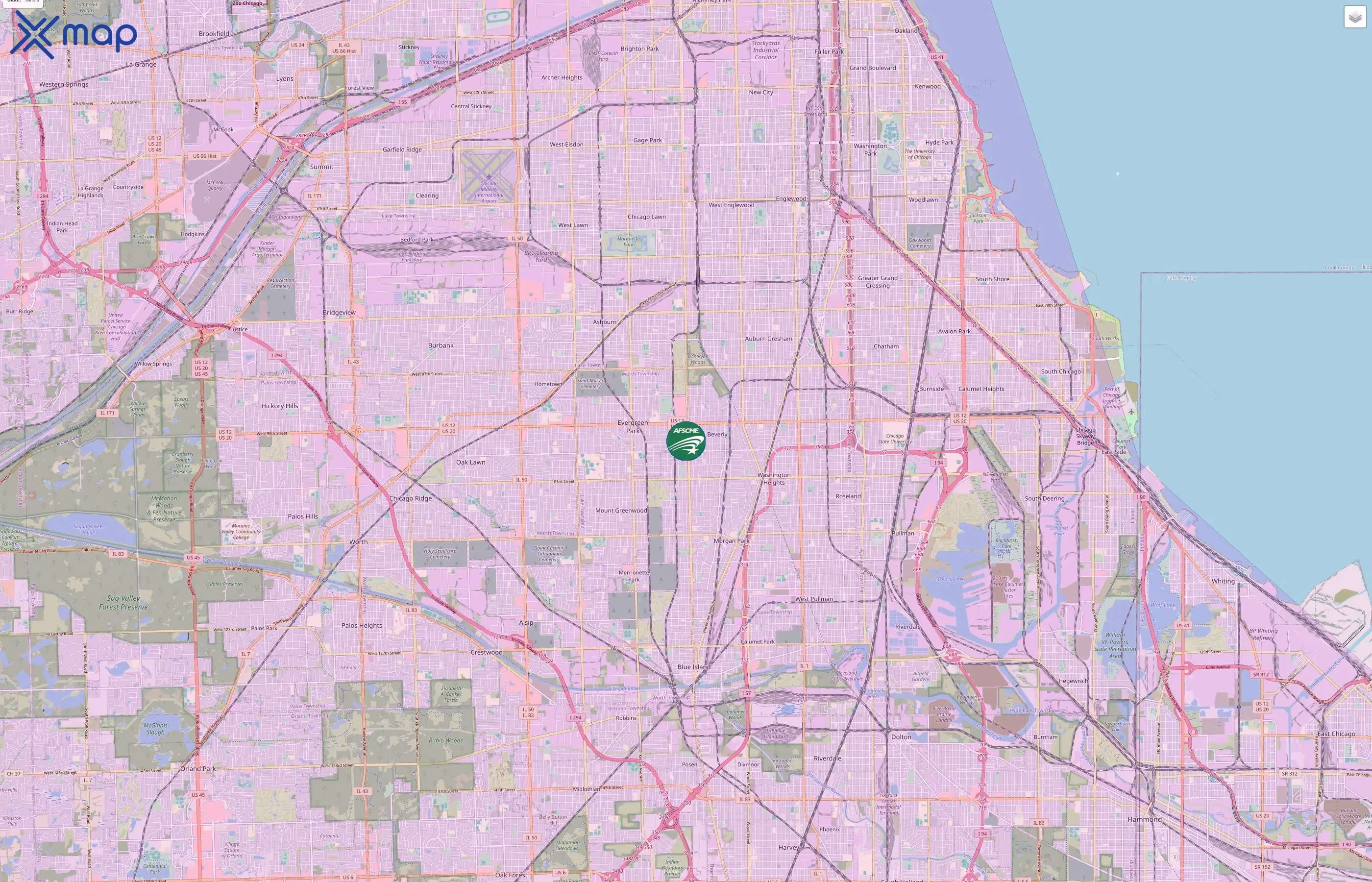 American Federation of State, County and Municipal Employees traffic data