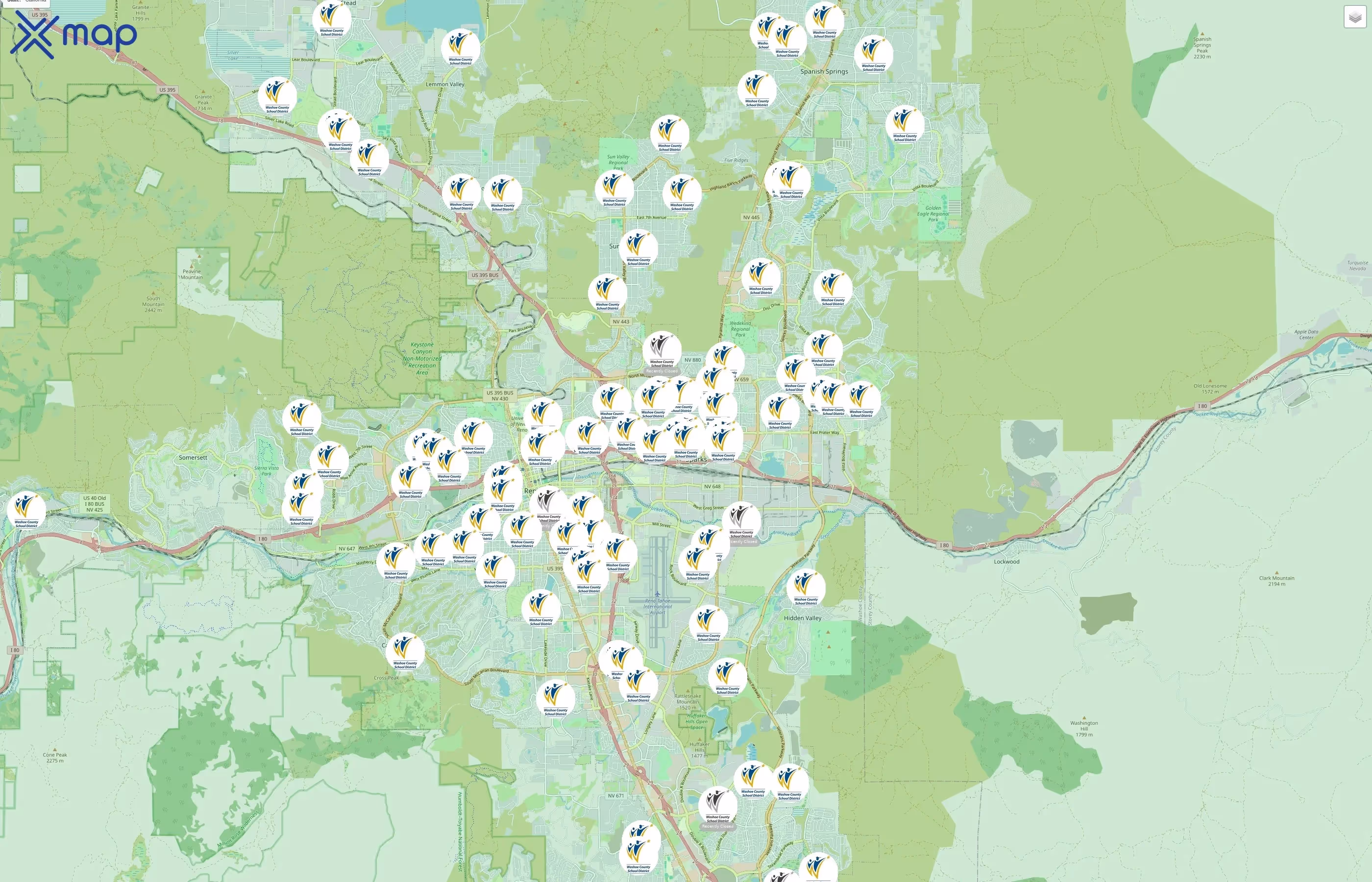 Washoe County School District traffic data