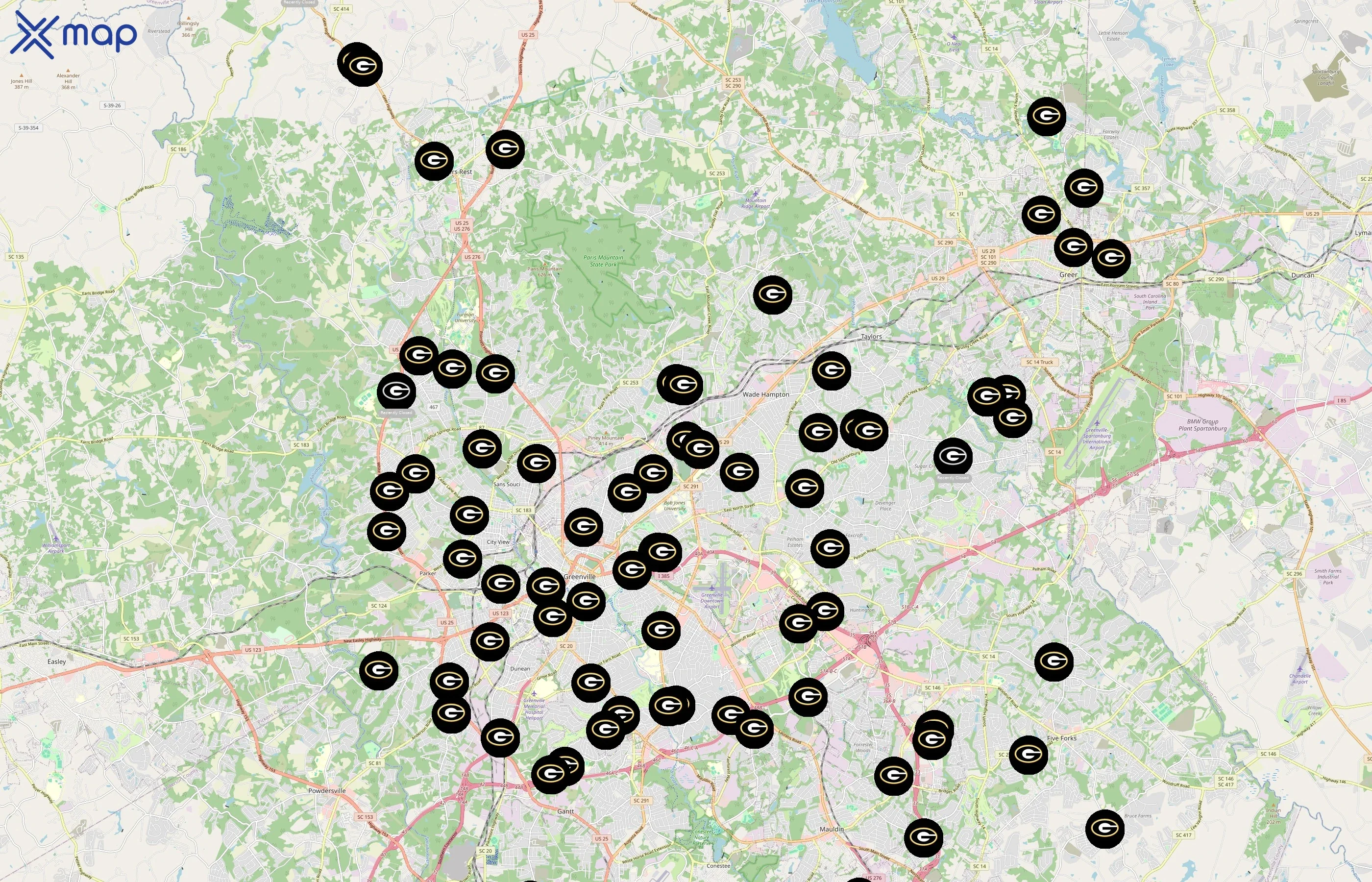 Greenville County Schools area coverage