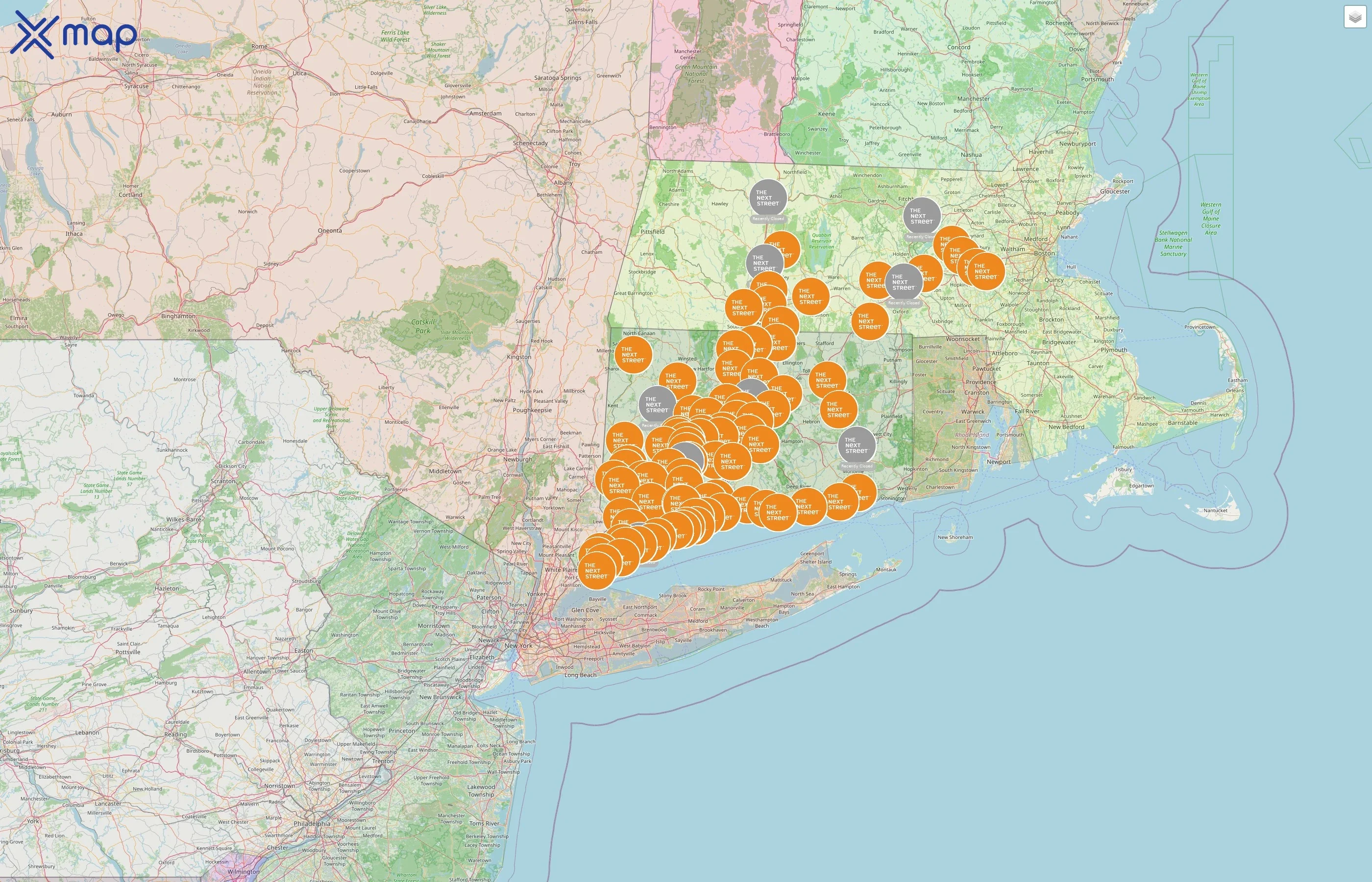 The Next Street street hotspots
