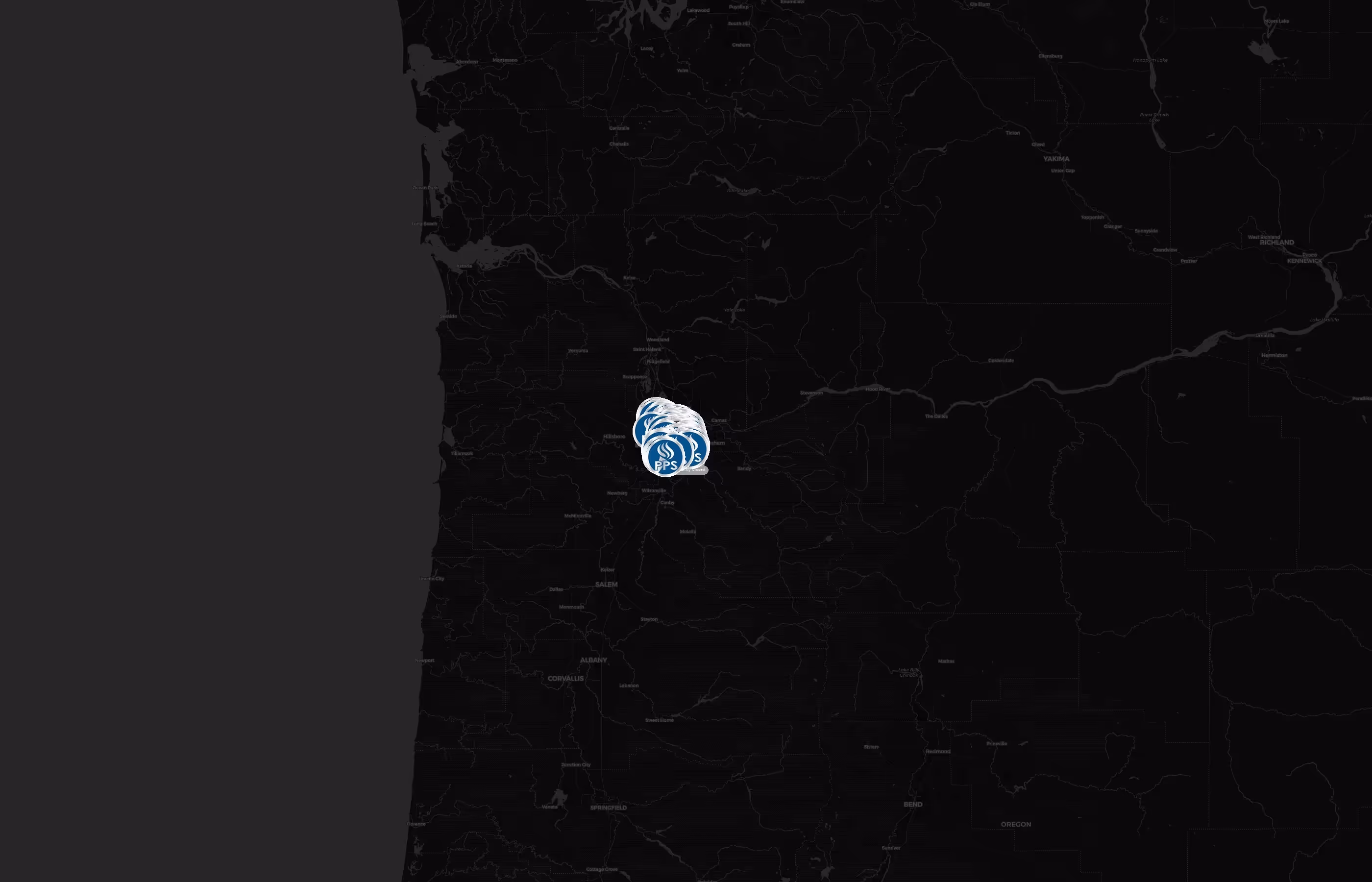 Portland Public Schools city distribution