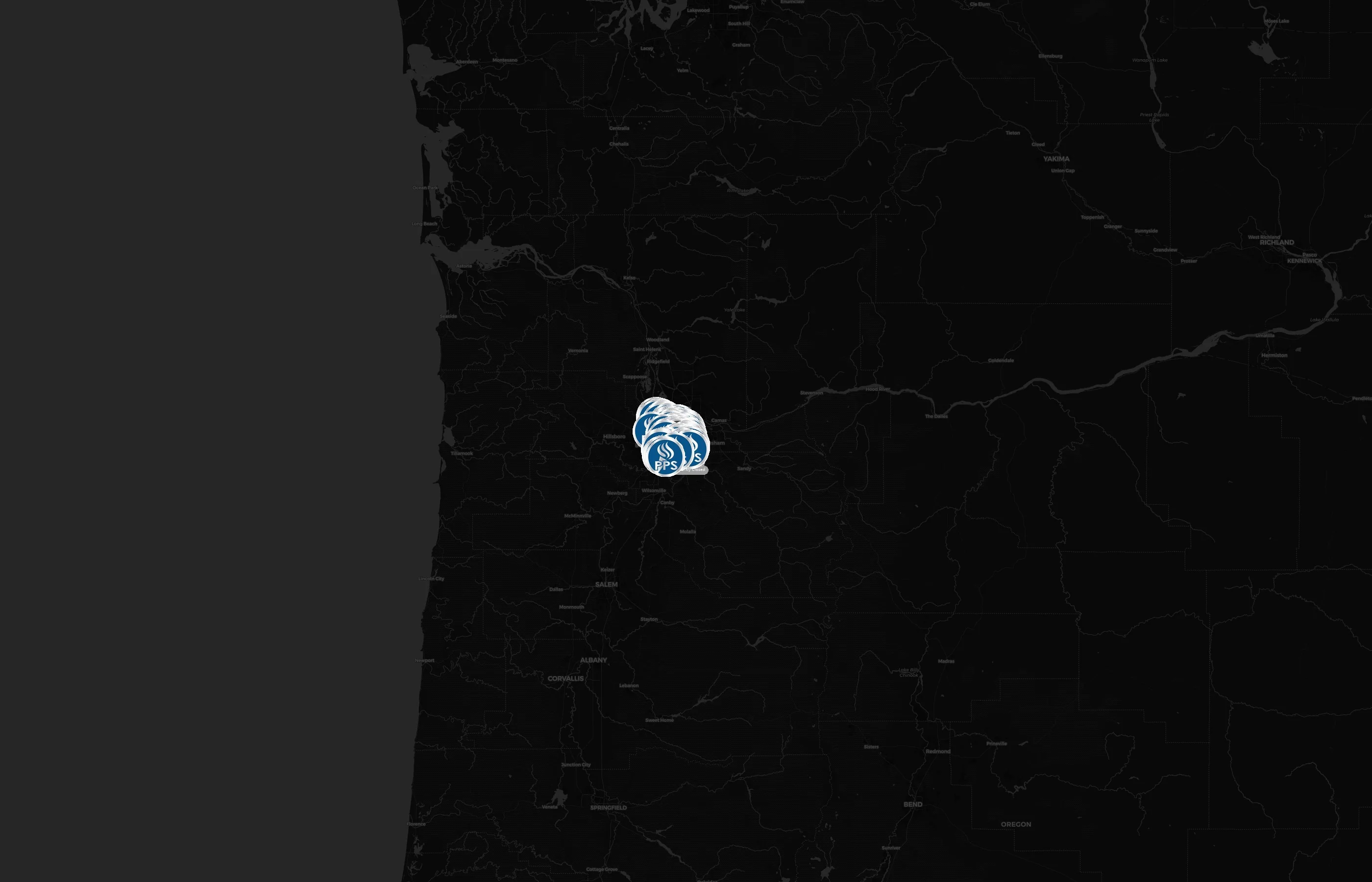 Portland Public Schools city distribution