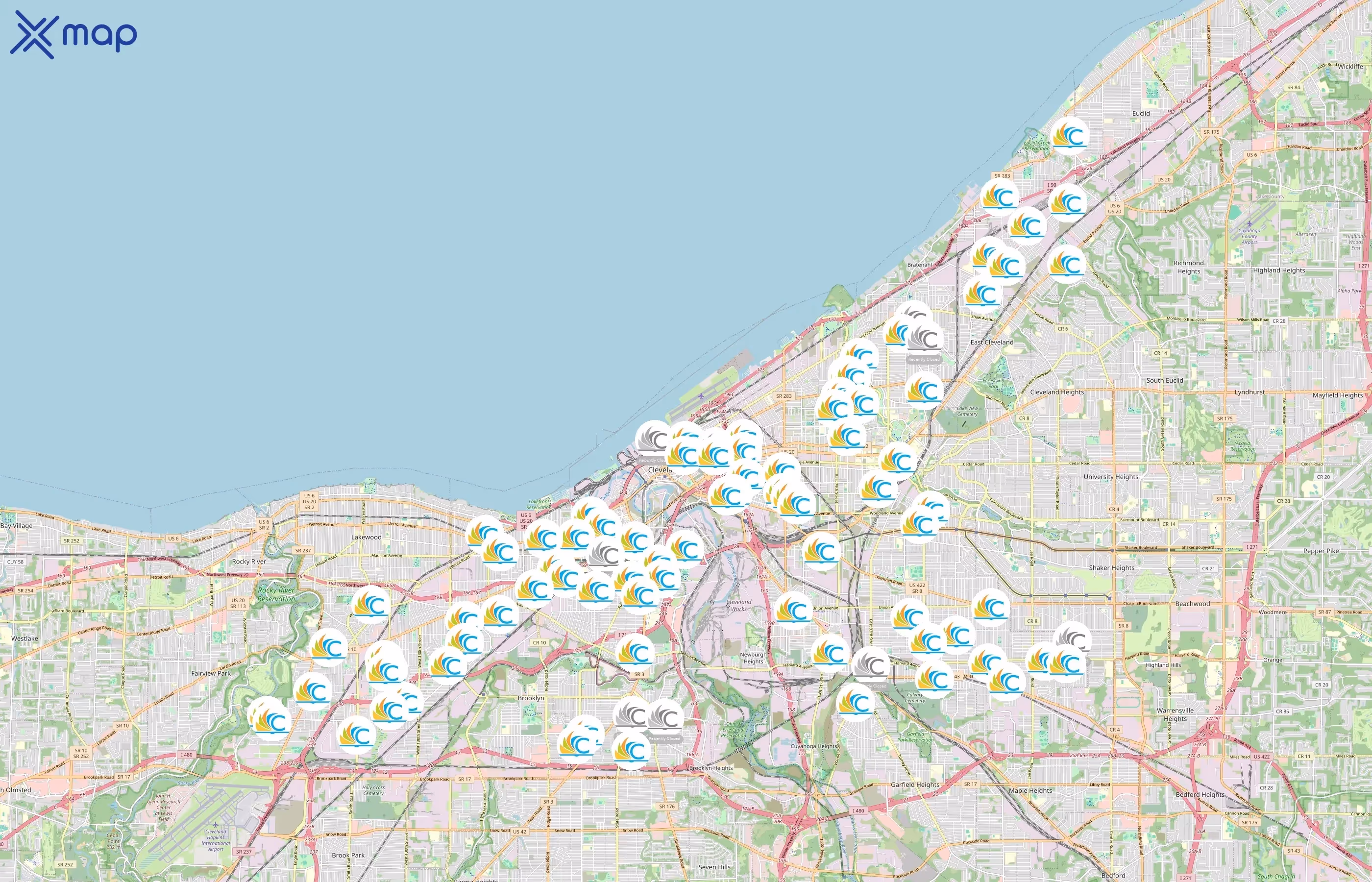 Cleveland Metropolitan School District area coverage