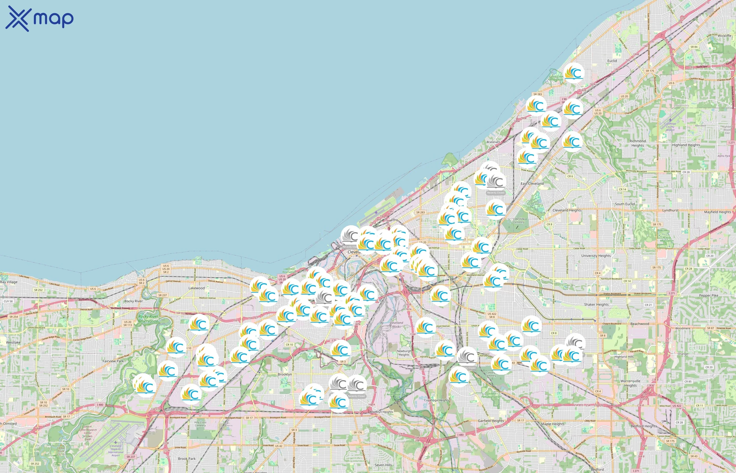 Cleveland Metropolitan School District area coverage