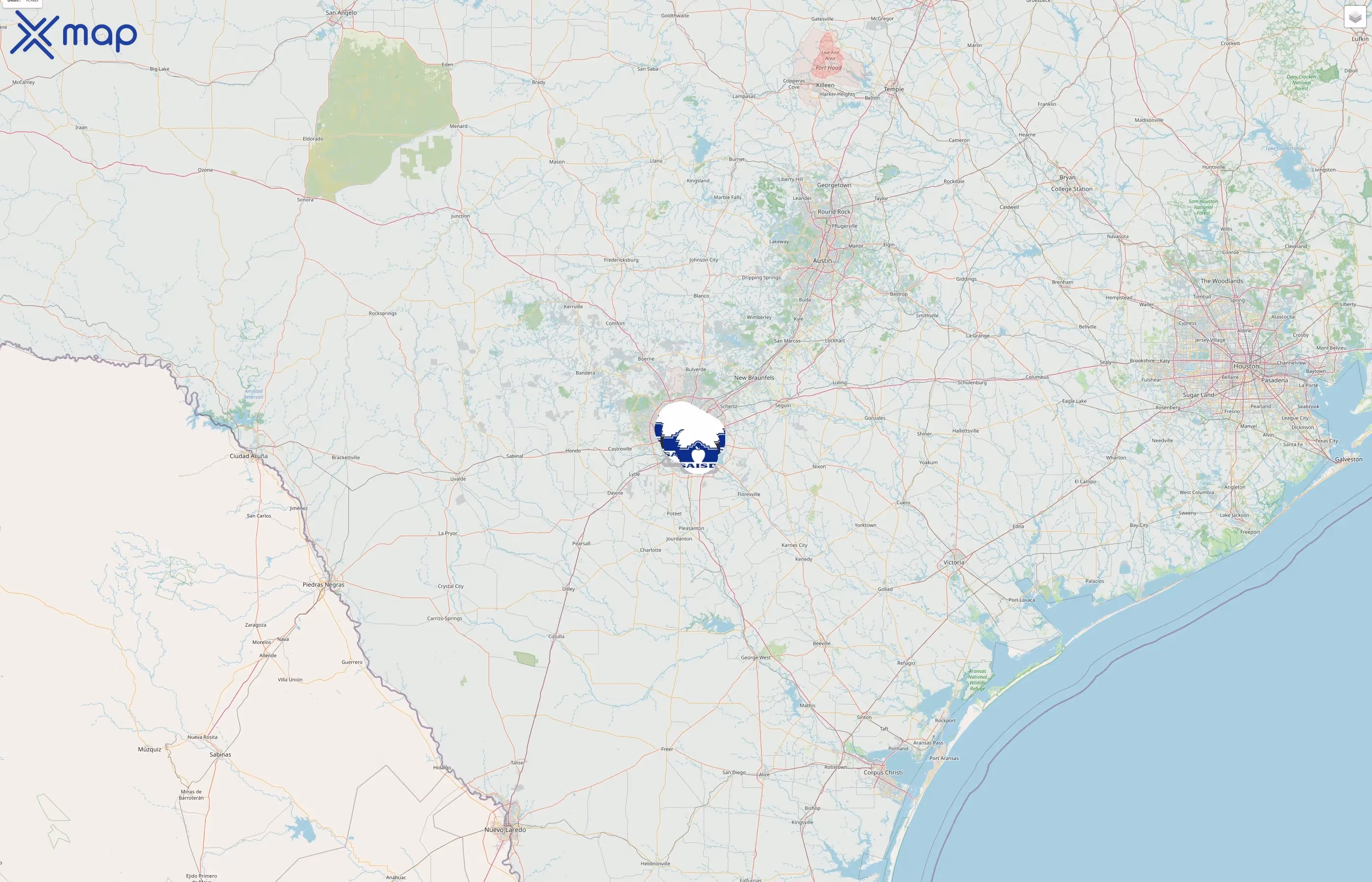 San Antonio Independent School District street hotspots