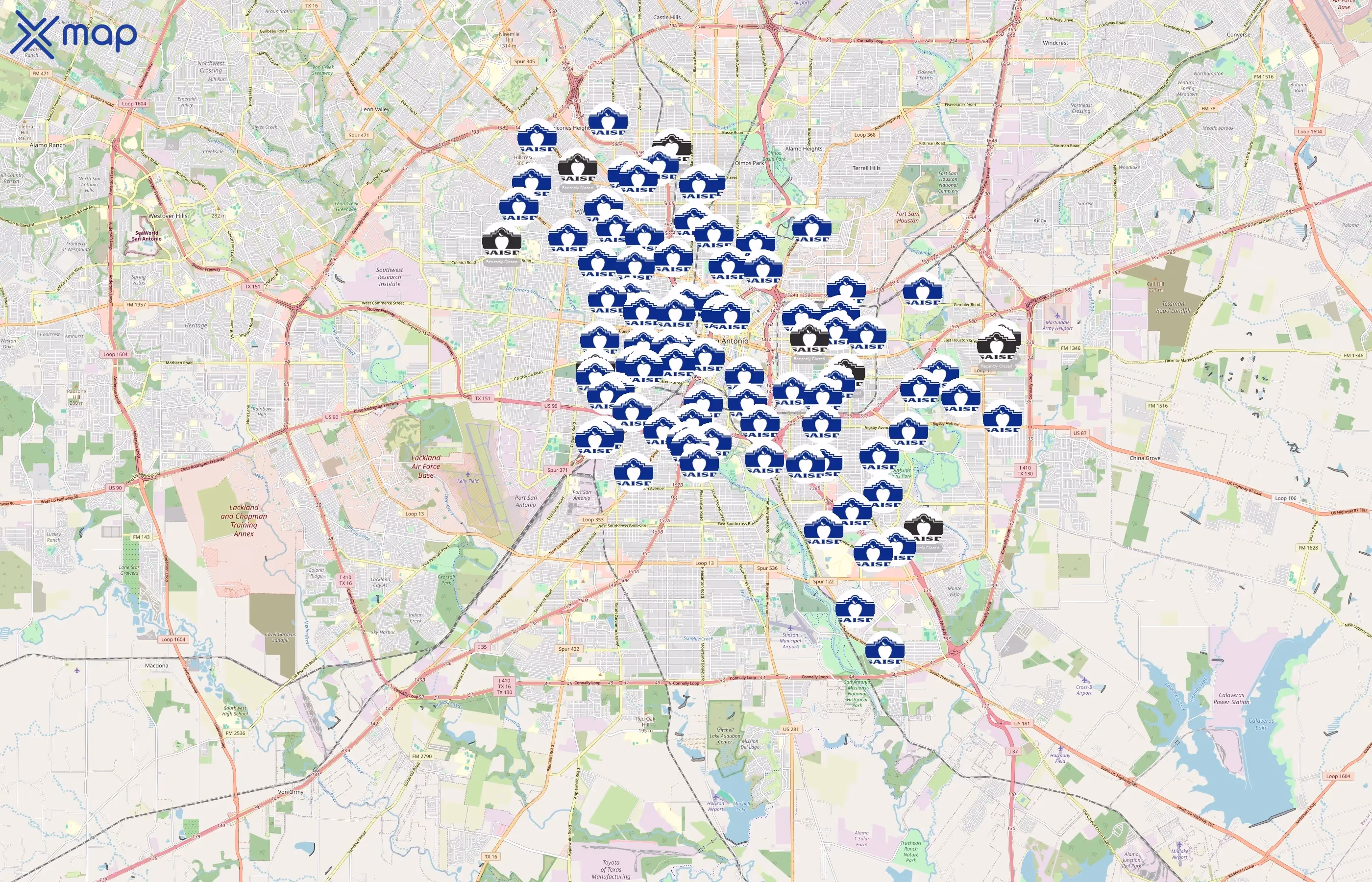San Antonio Independent School District area coverage