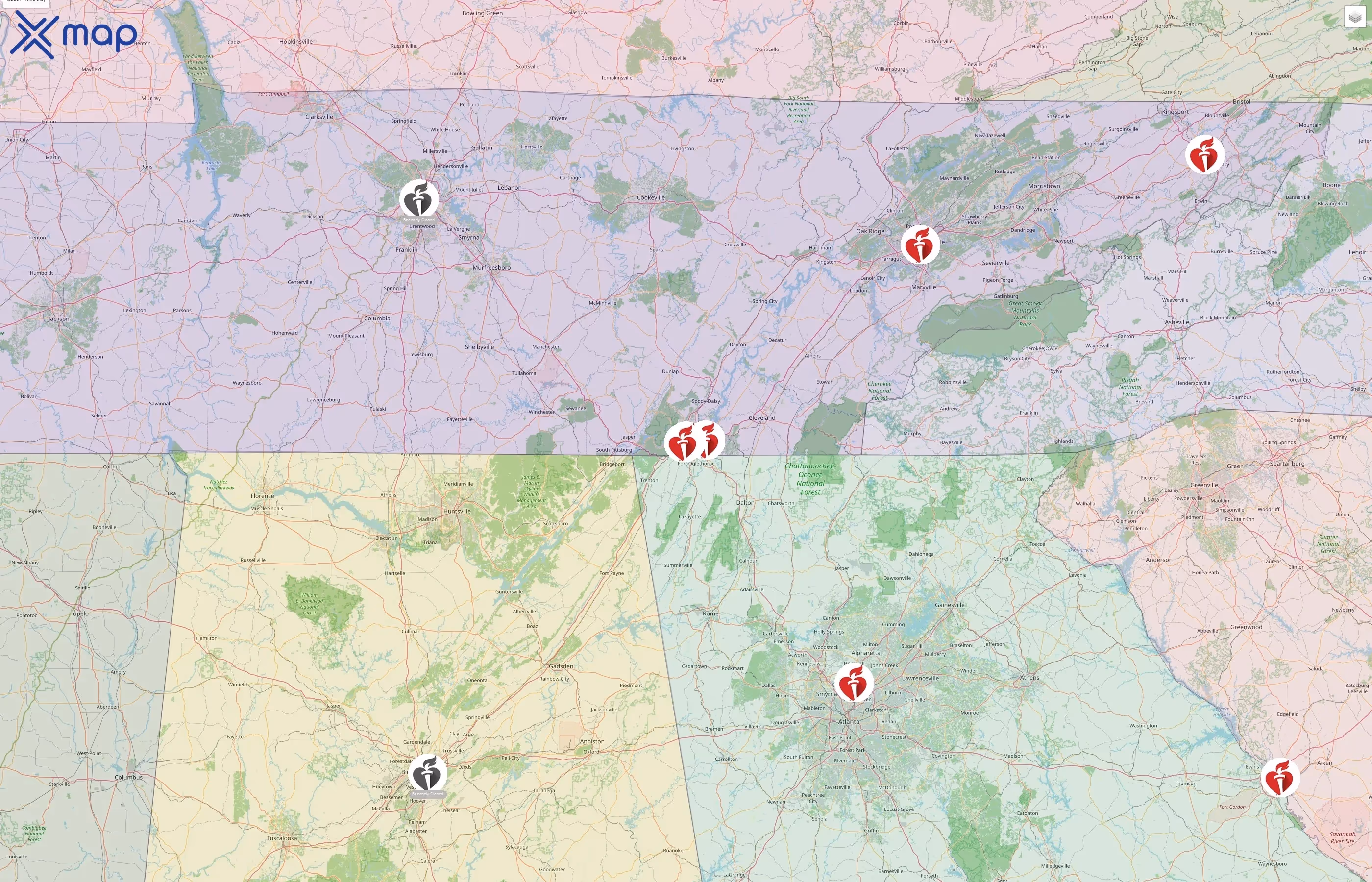 American Heart Association street hotspots