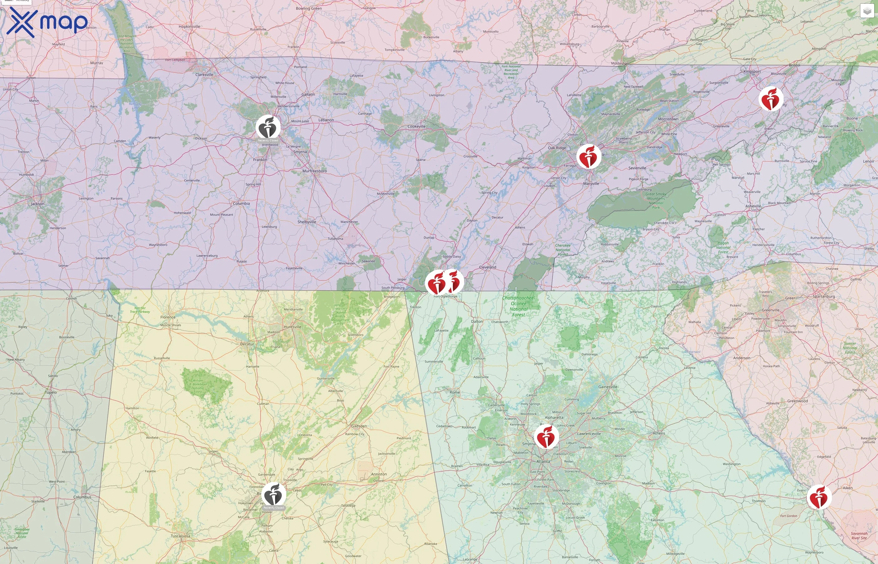 American Heart Association street hotspots