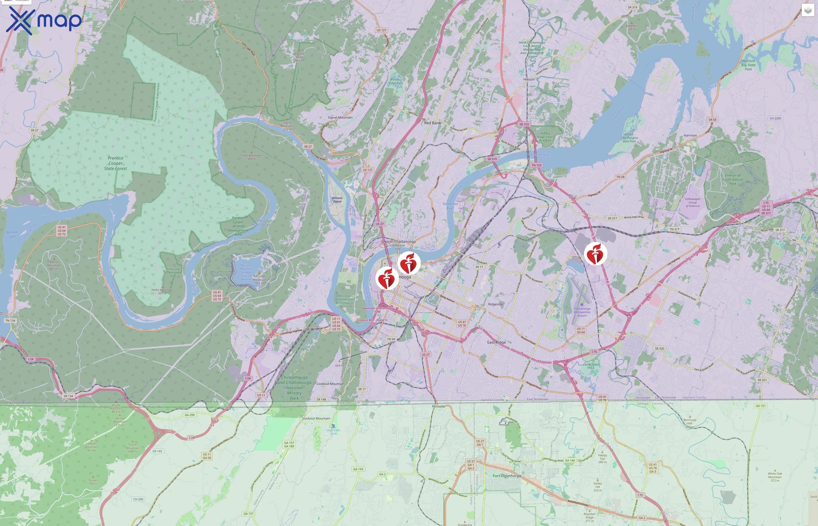 American Heart Association traffic data