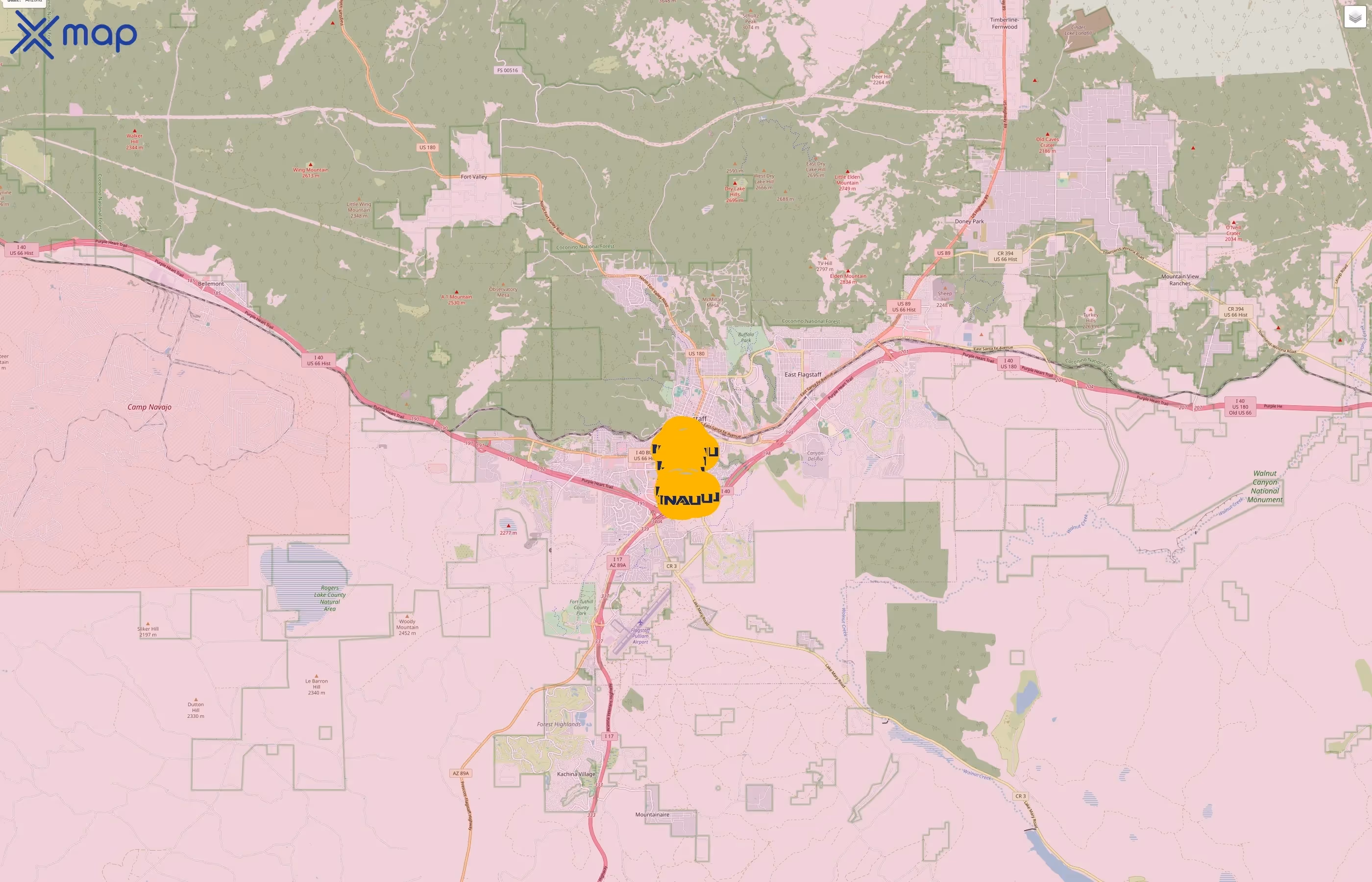 Northern Arizona University traffic data