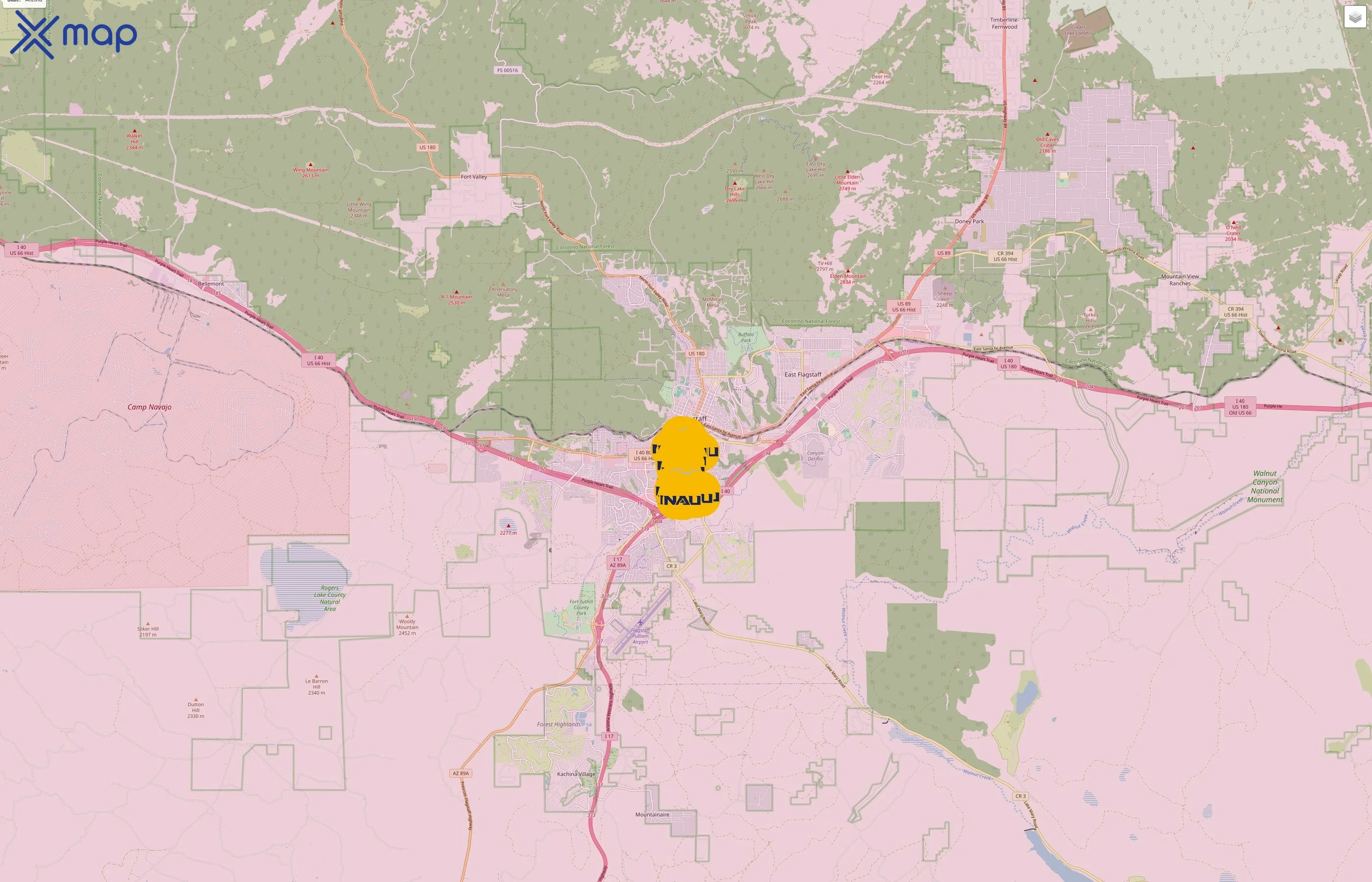 Northern Arizona University traffic data