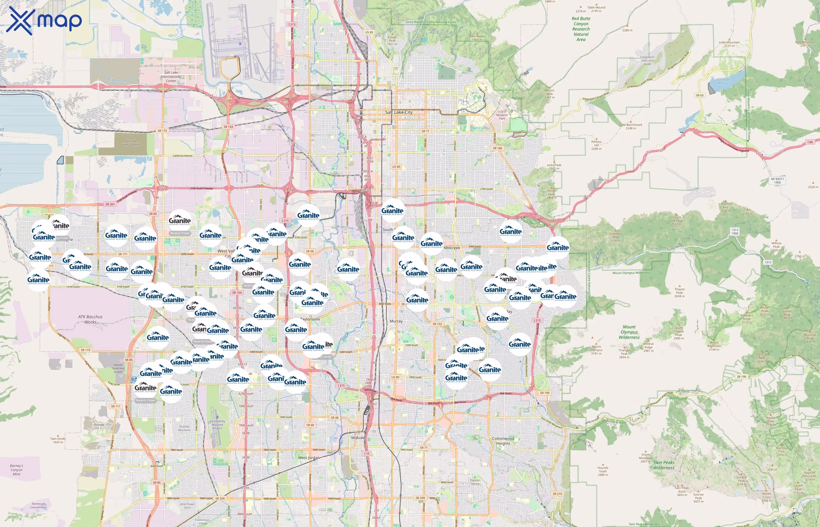 Granite School District area coverage