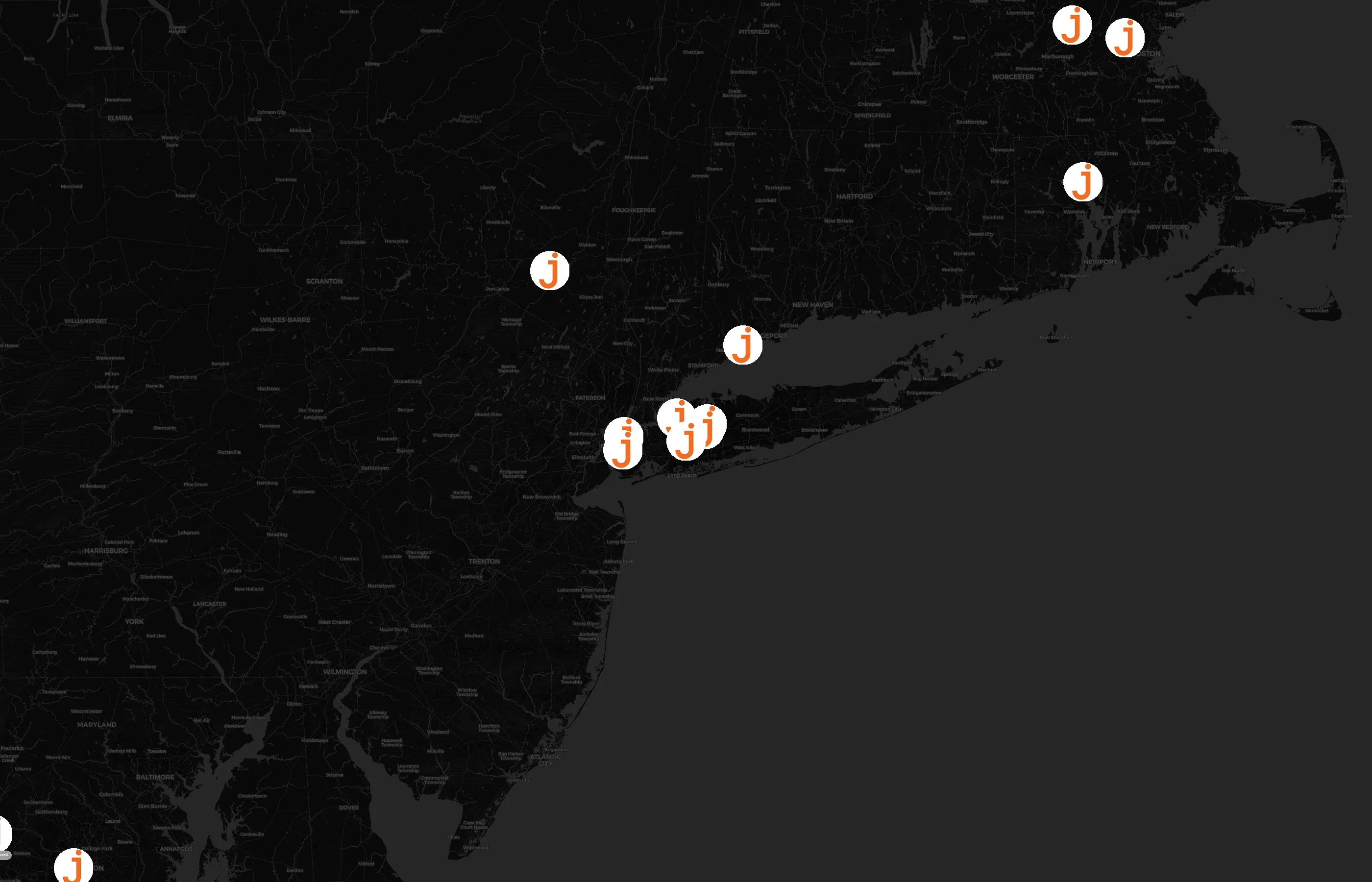 Jovie city distribution