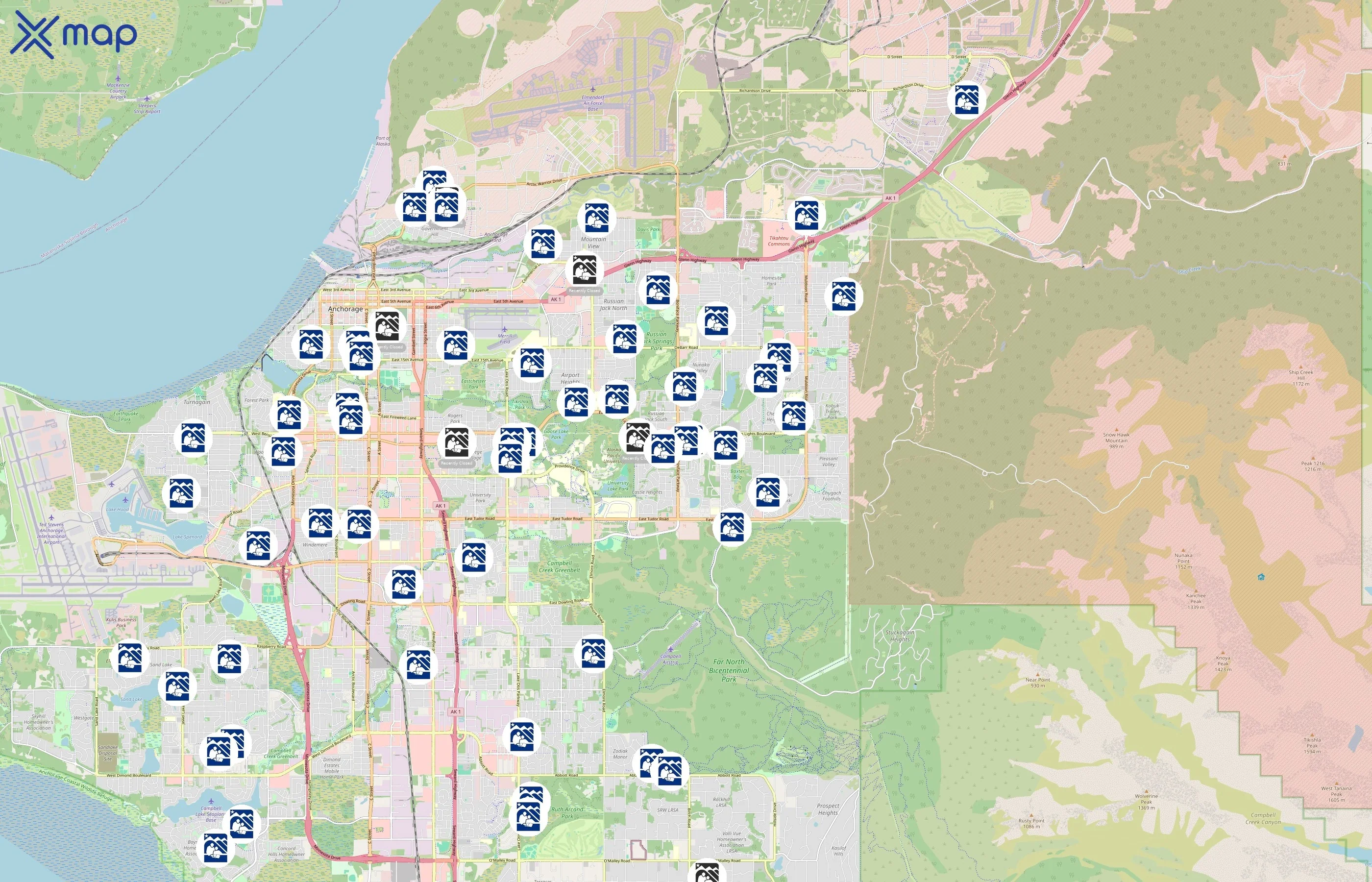 Anchorage School District area coverage