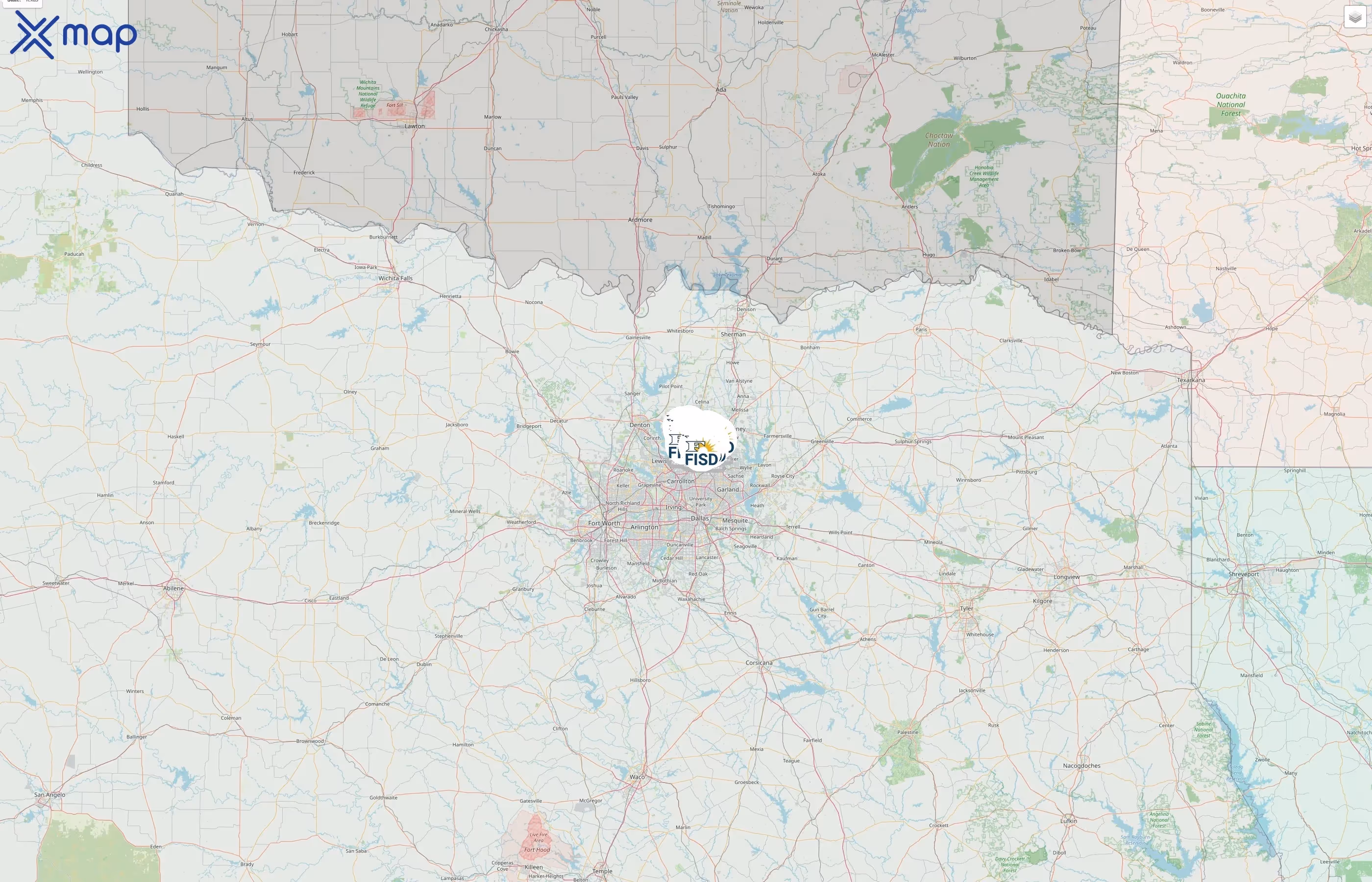 Frisco Independent School District street hotspots
