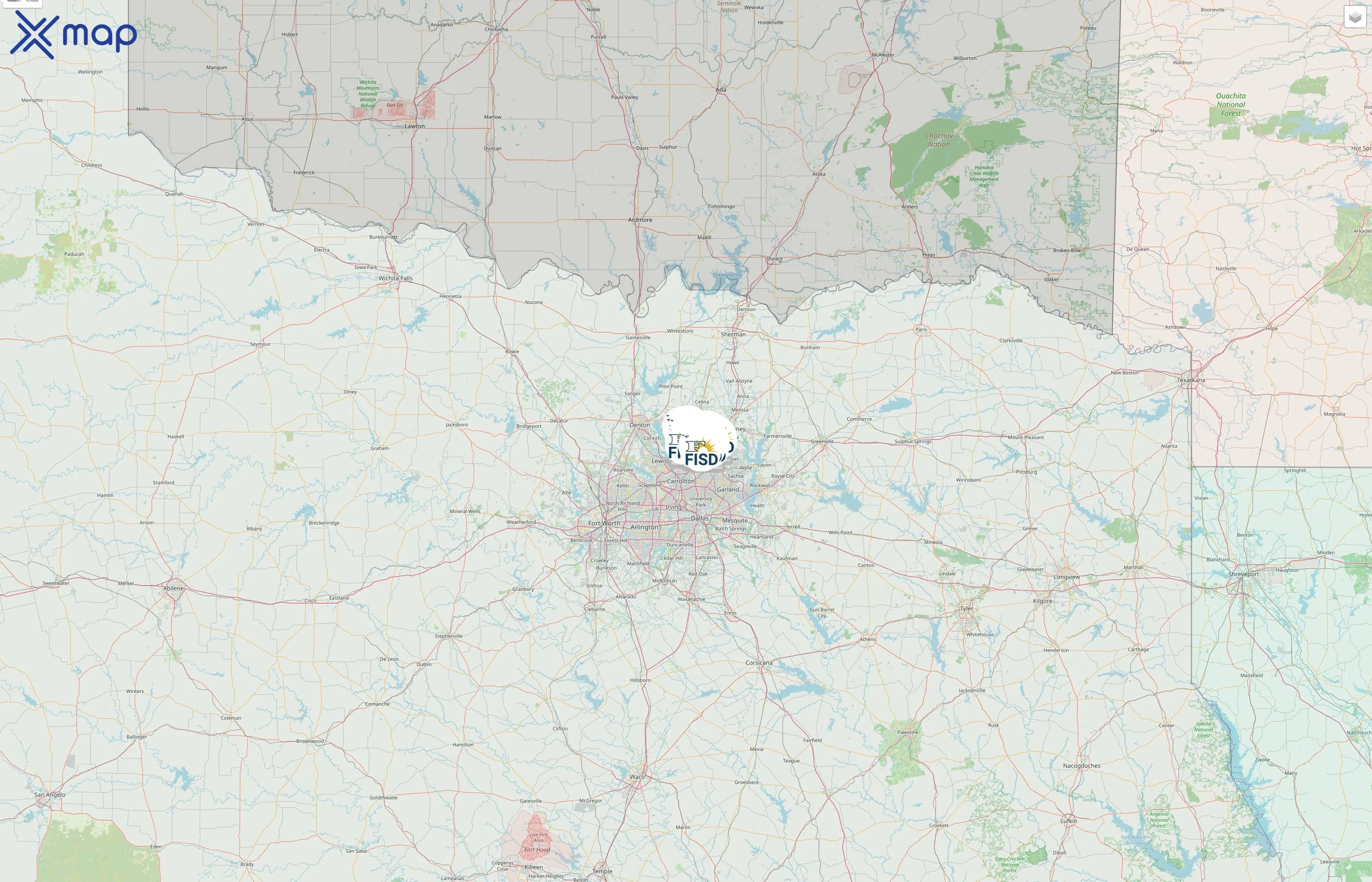 Frisco Independent School District street hotspots