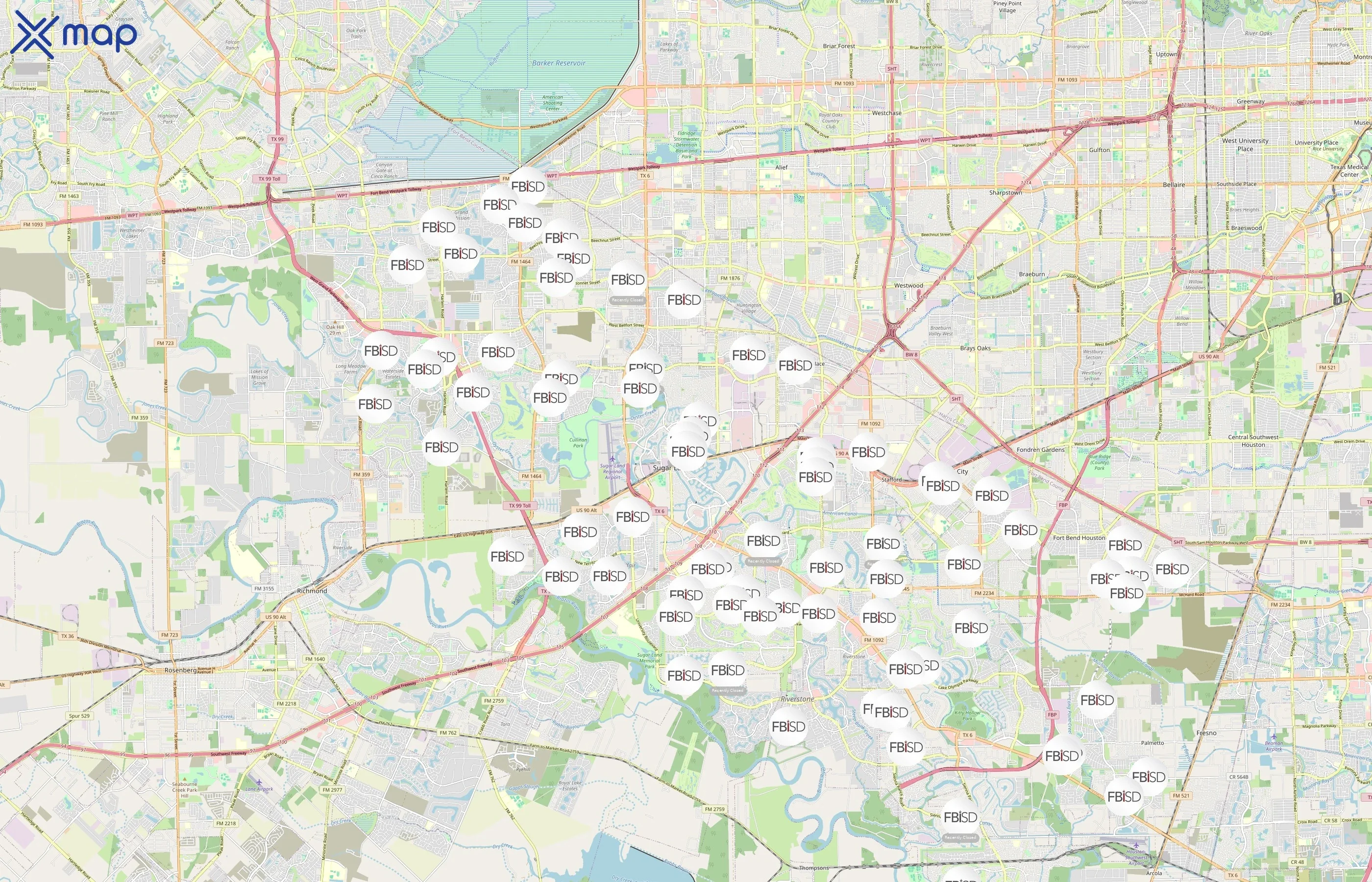 Fort Bend Independent School District area coverage
