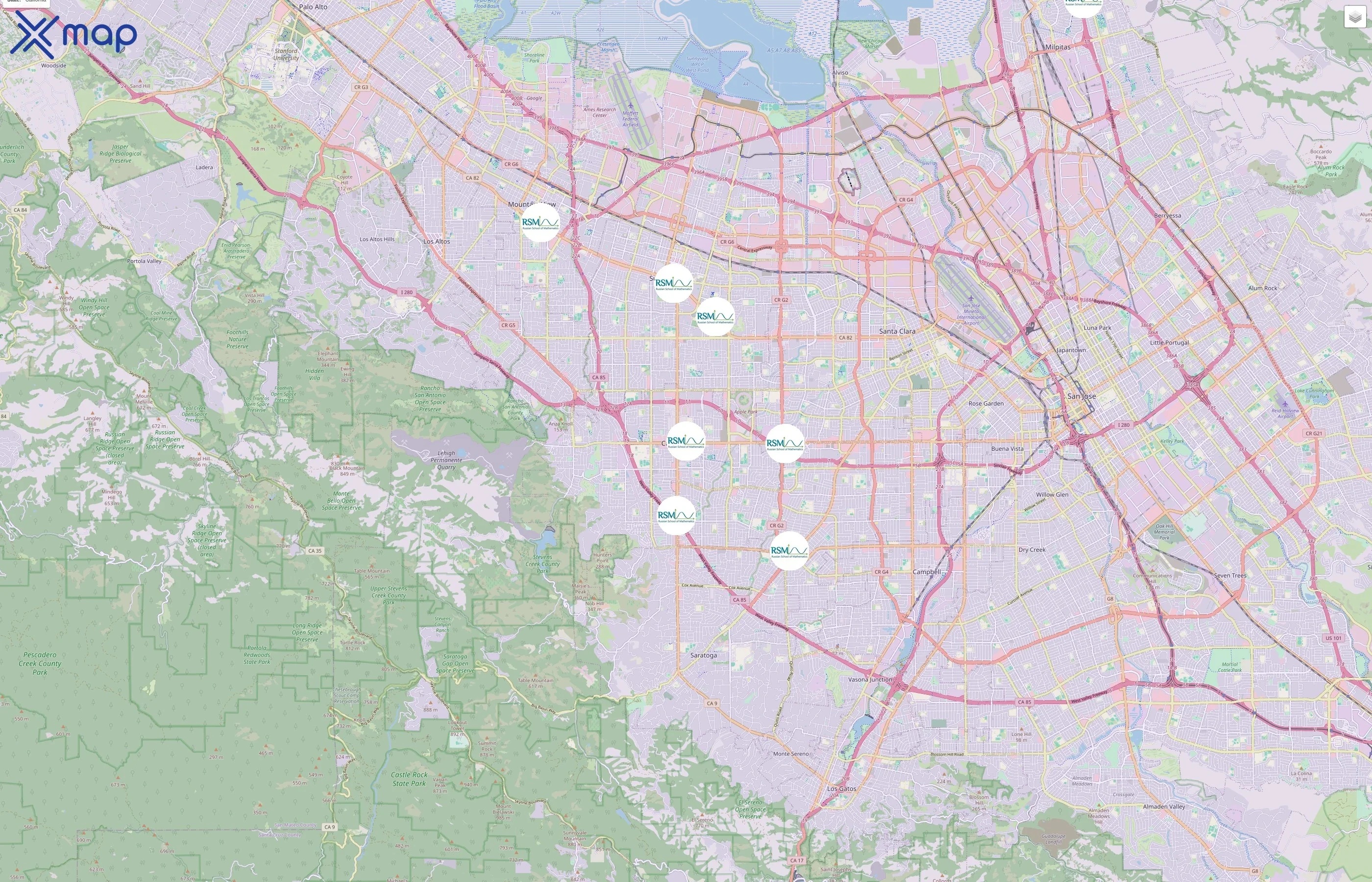 Russian School of Mathematics traffic data
