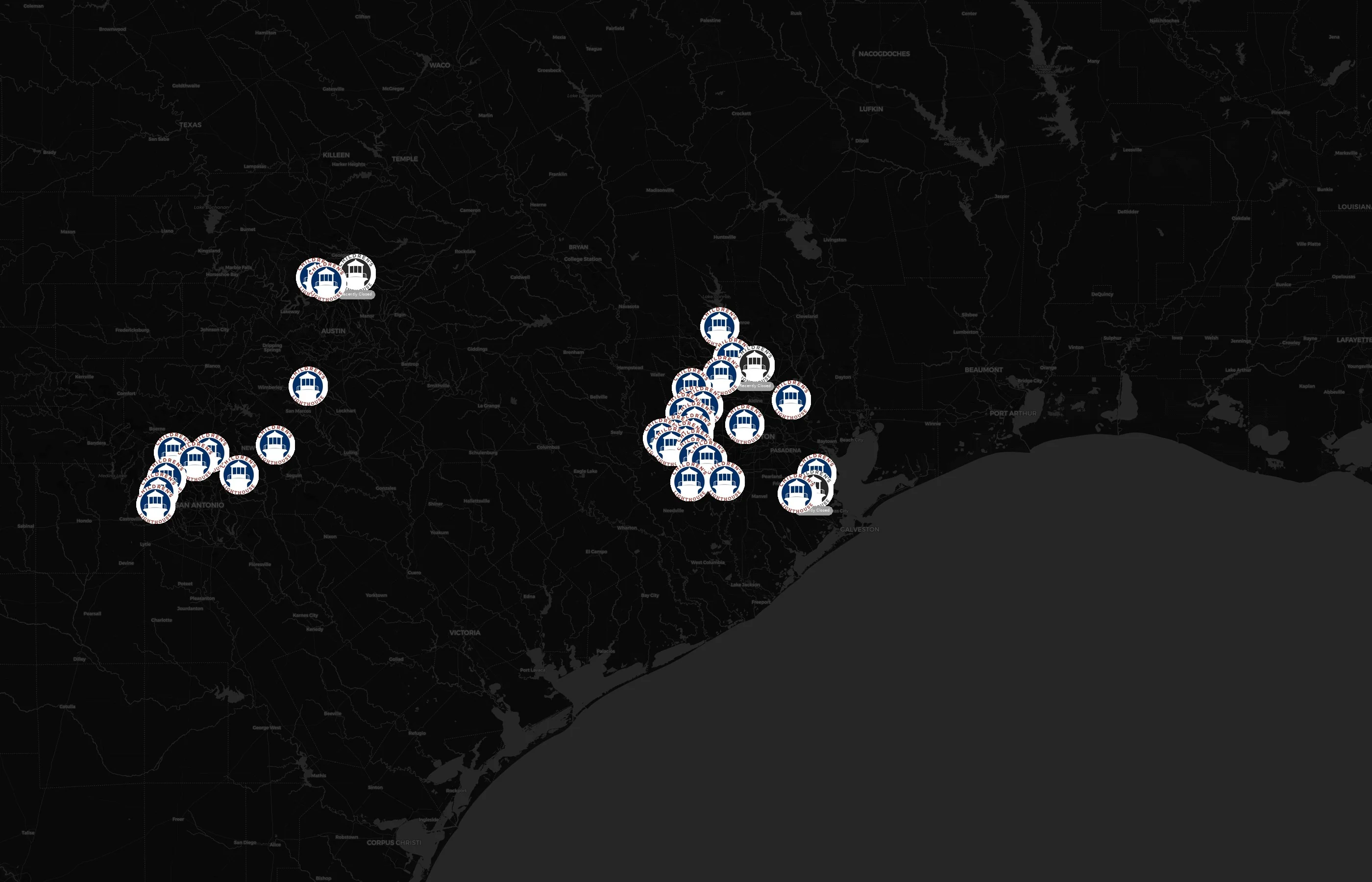 Children's Lighthouse city distribution