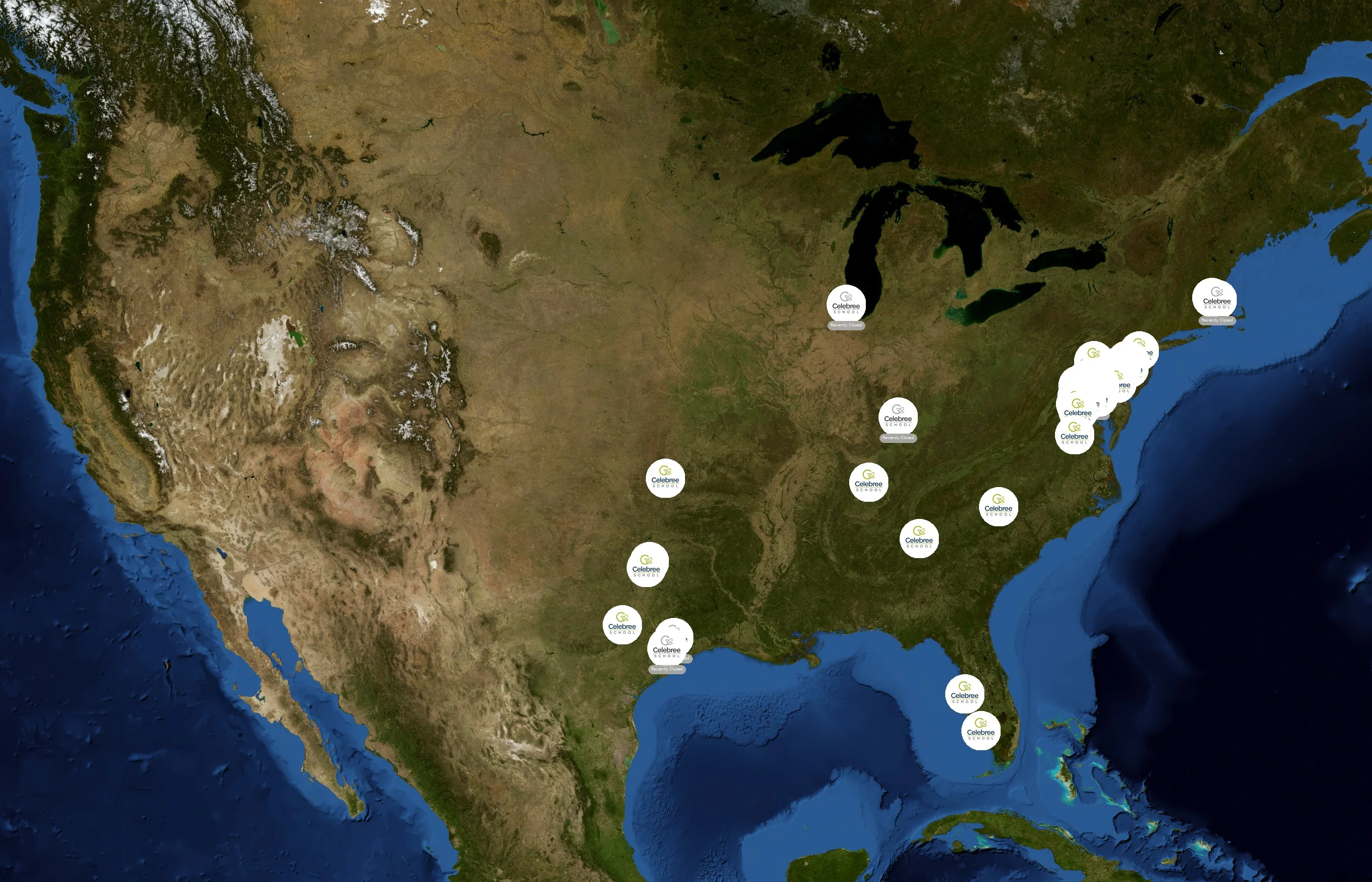 Celebree School state distribution